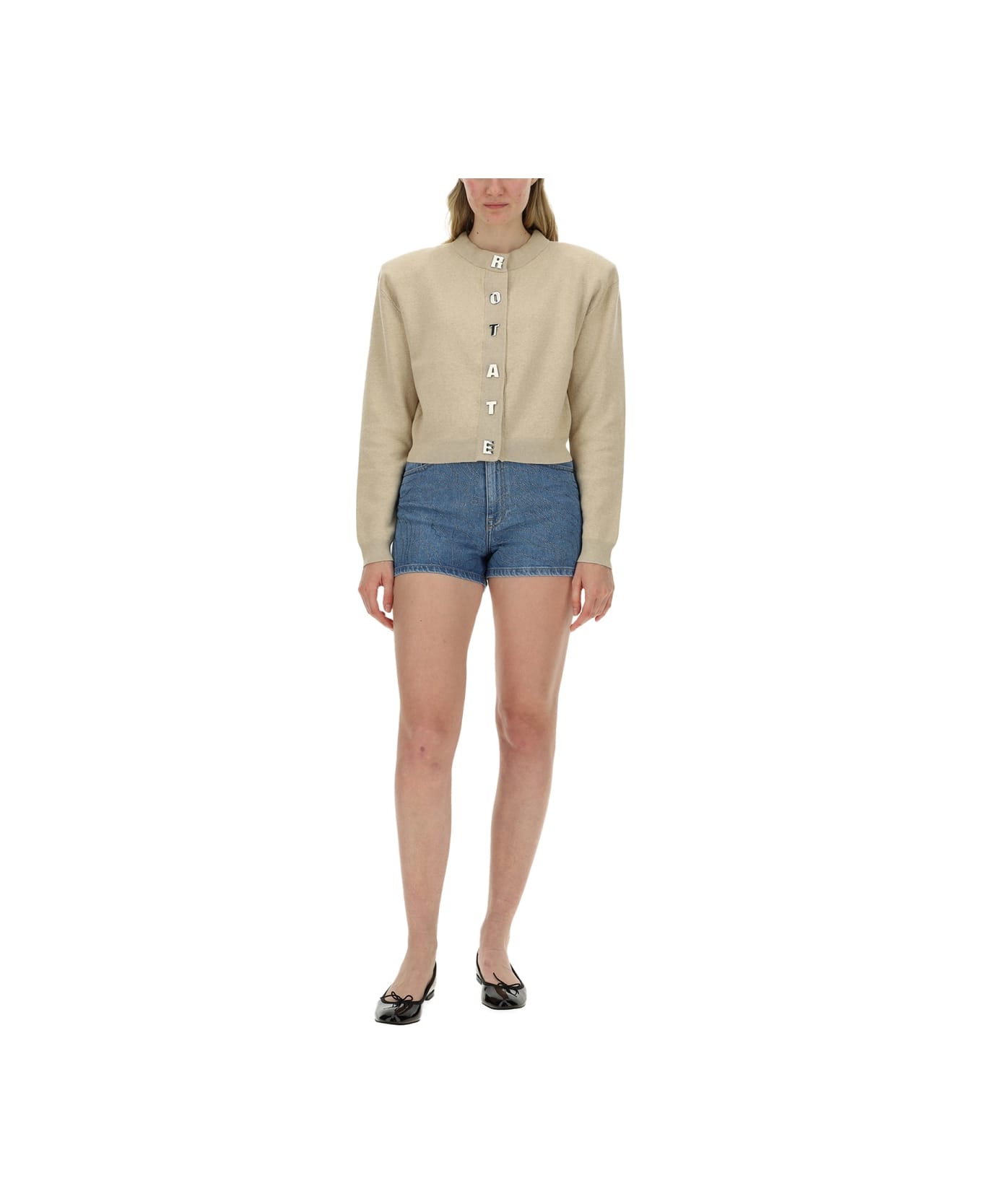 Rotate by Birger Christensen Denim Shorts - DENIM