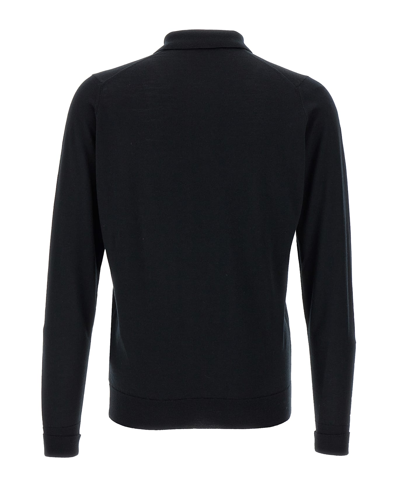 John Smedley 
dorset
 Polo Shirt - Black  
