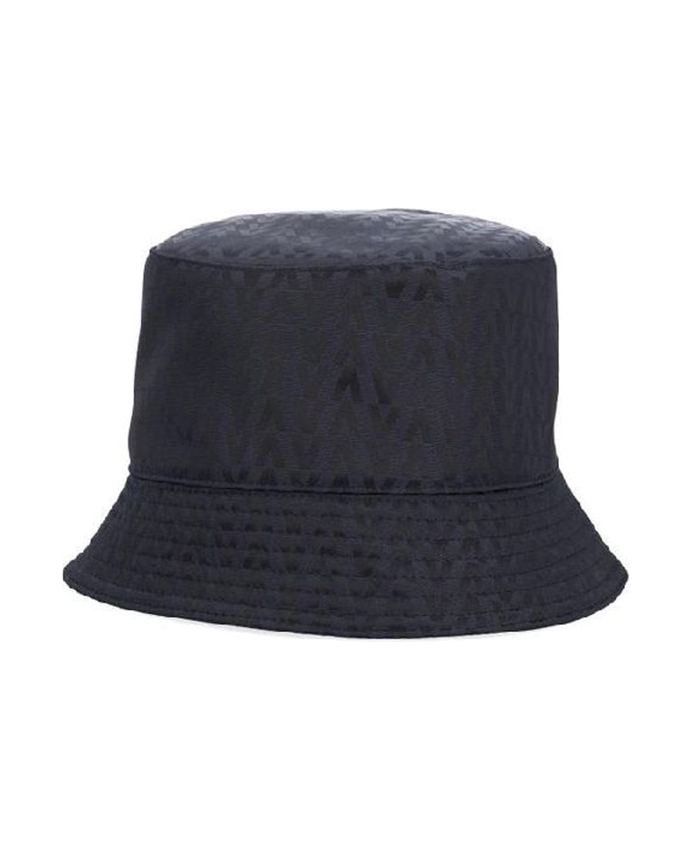 Valentino Garavani Garavani Logo Bucket Hat - Blue 帽子