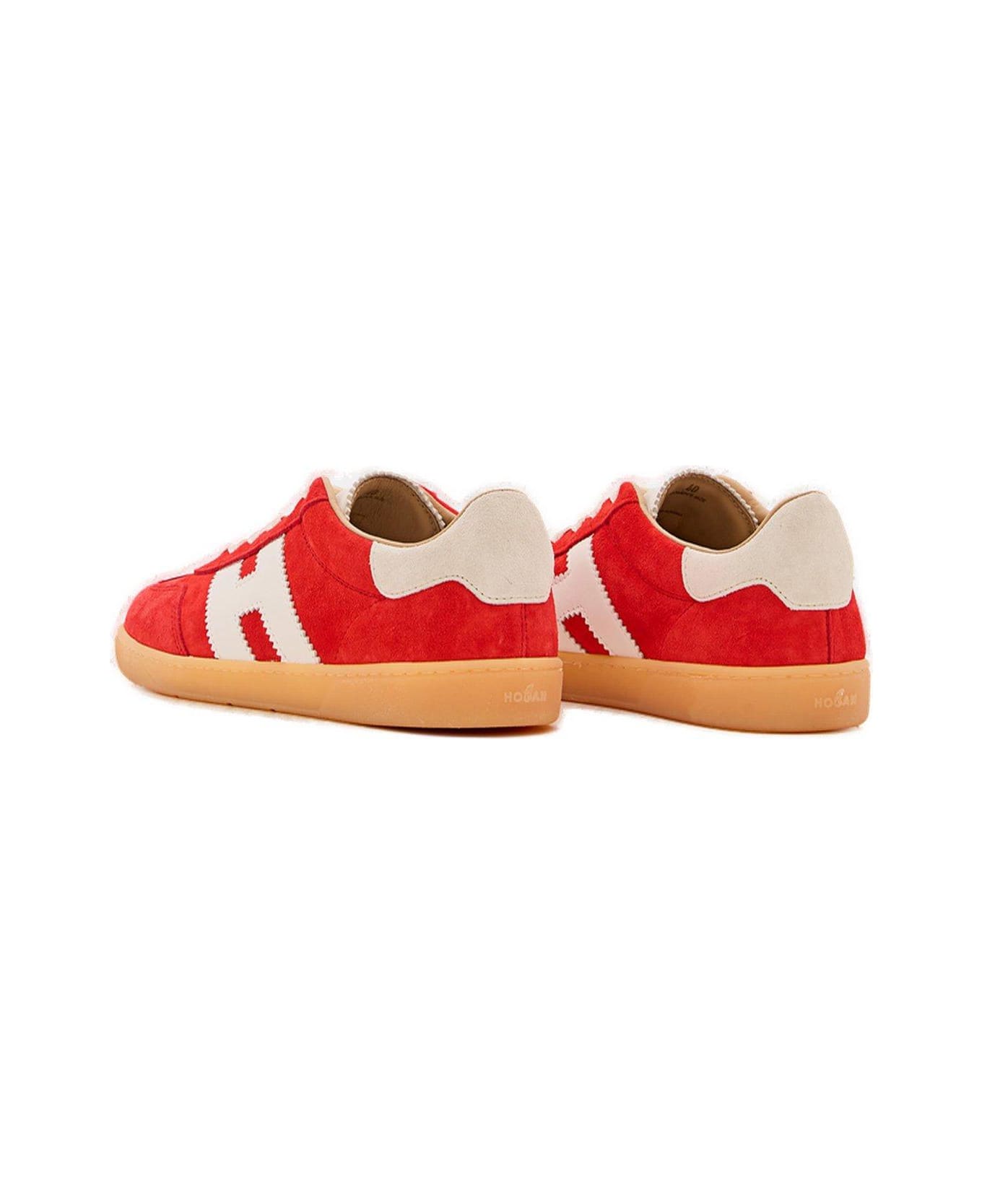 Hogan Cool Panelled Low-top Sneakers - Rosso