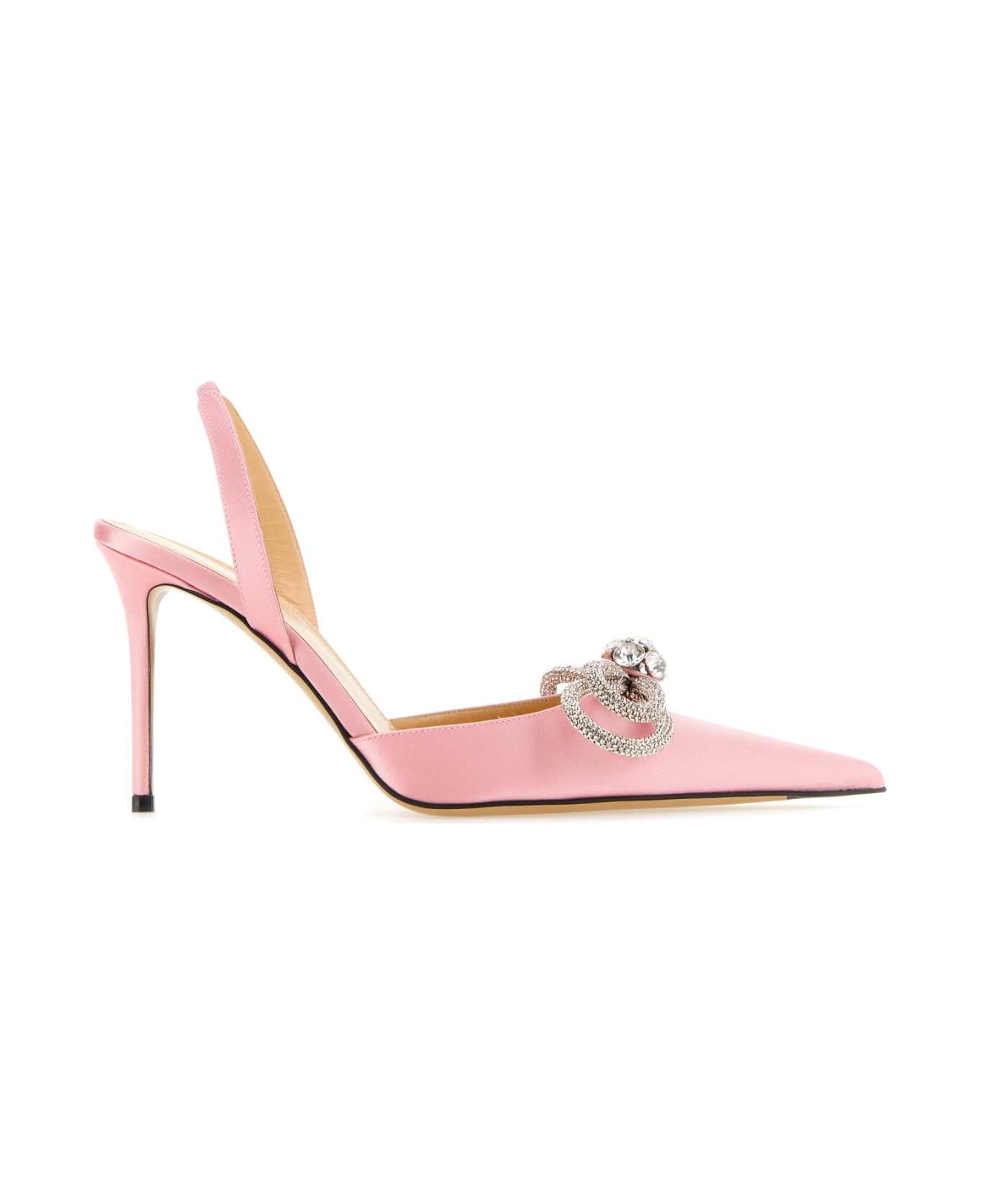 Mach 
Mach Pink Satin Pumps - PINK
