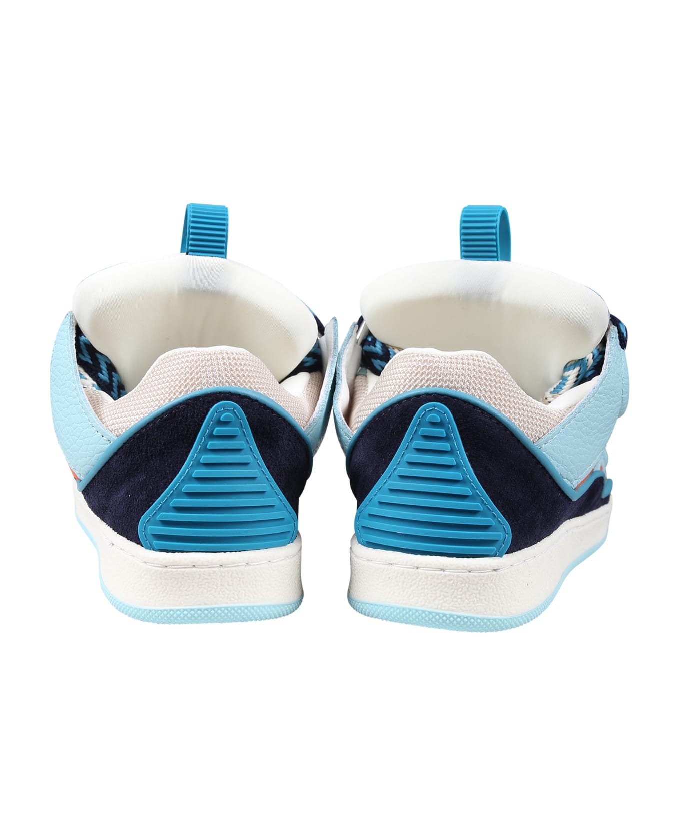 Lanvin Light Blue Sneakers For Boy - Blu シューズ