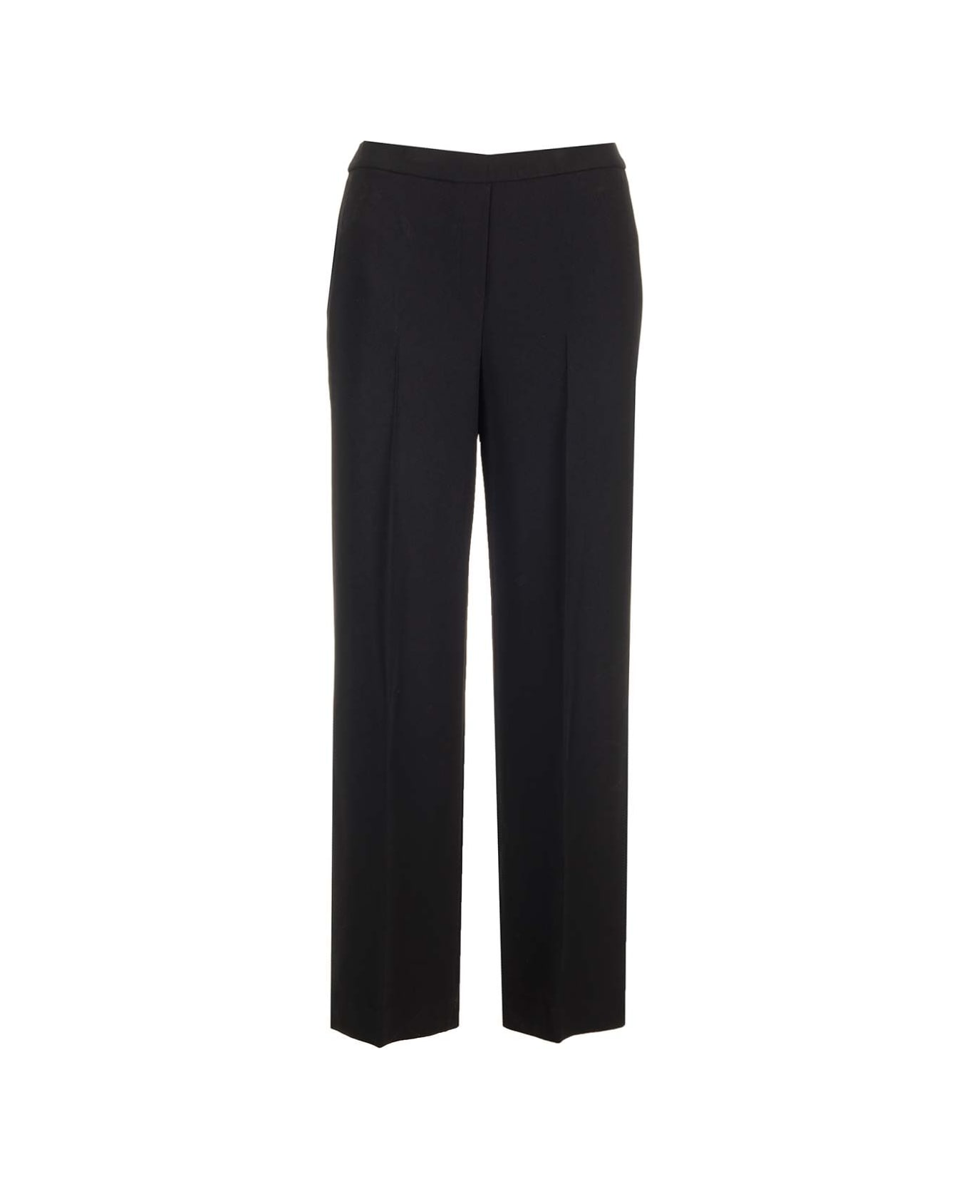 Theory Fluid Crepe Trousers - Black