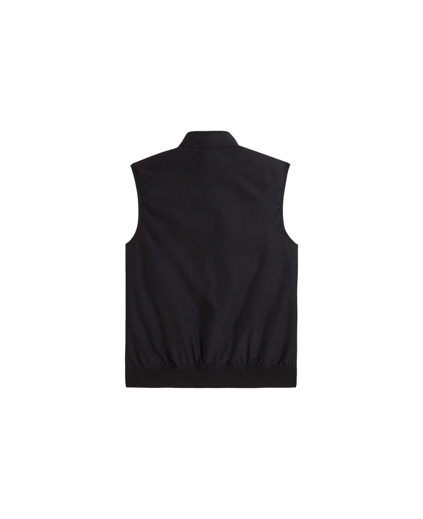 Fred Perry Vests With Logo - BLACK