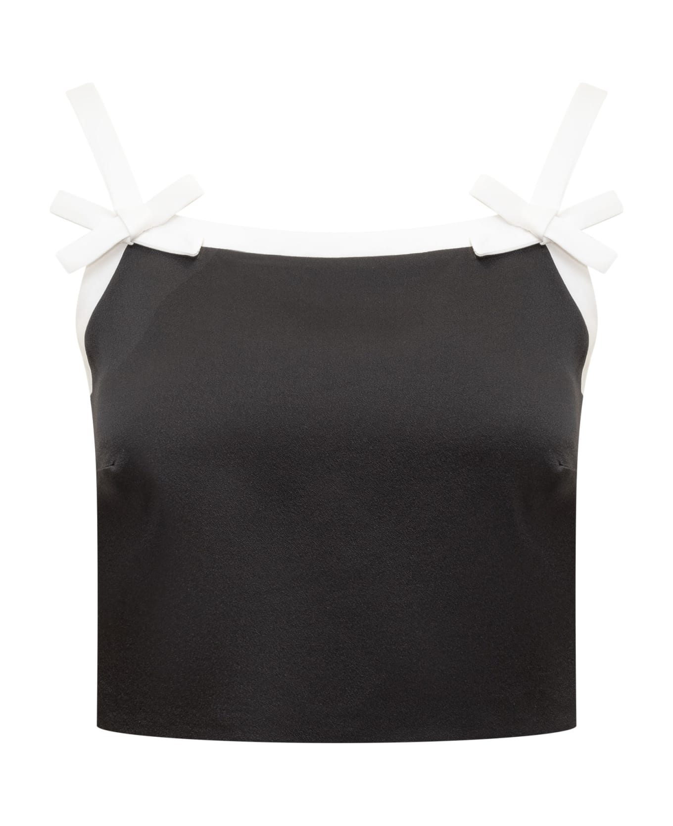 MSGM Top With Straps - BLACK