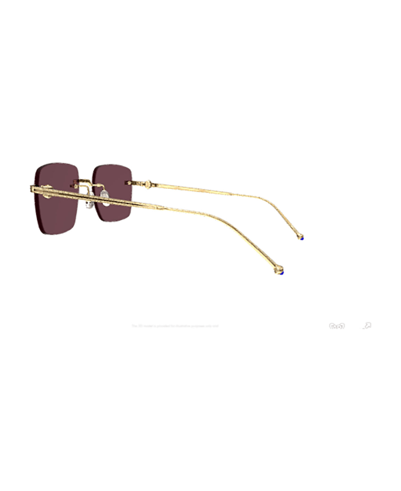 Cartier Eyewear Ct0403s Sunglasses - Gold Gold Red