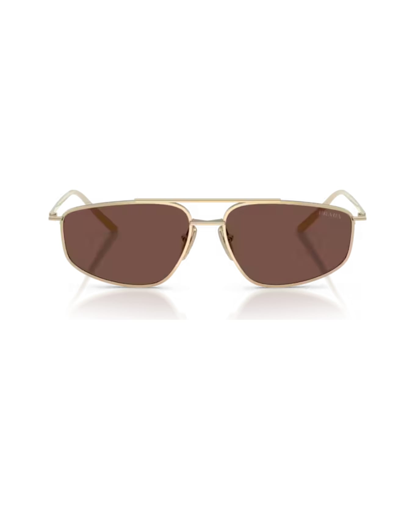 Prada Eyewear Prada Pr C51s Zvn80t Oro Pallido Sunglasses - Oro