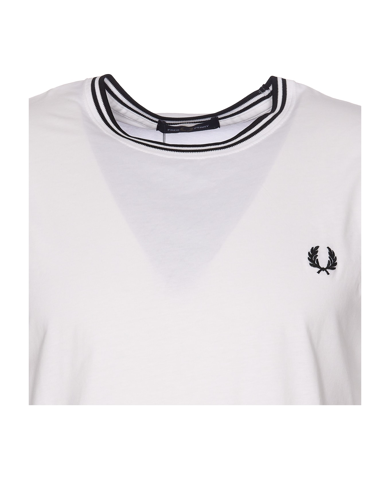 Fred Perry Twin T-shirt - White