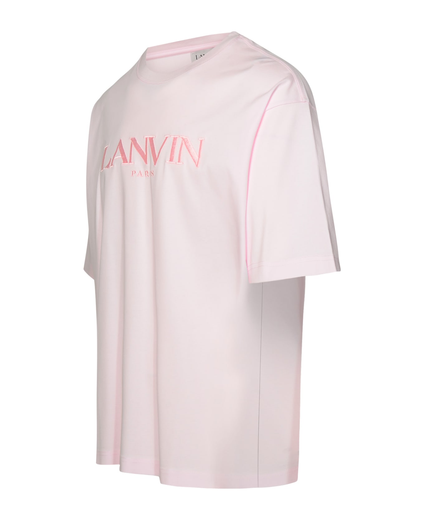 Lanvin Pink Cotton T-shirt - PINK シャツ