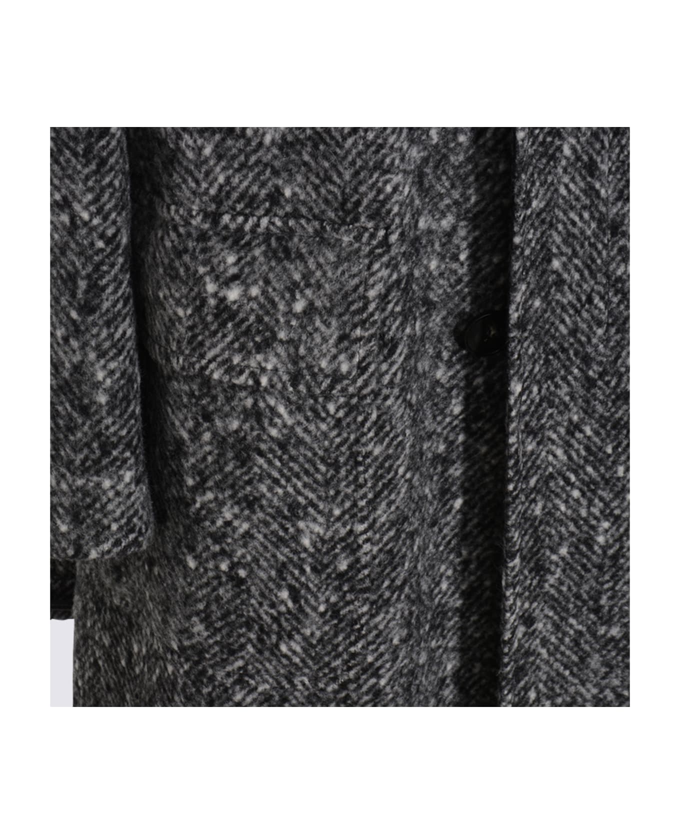 Canali Grey Wool Coat