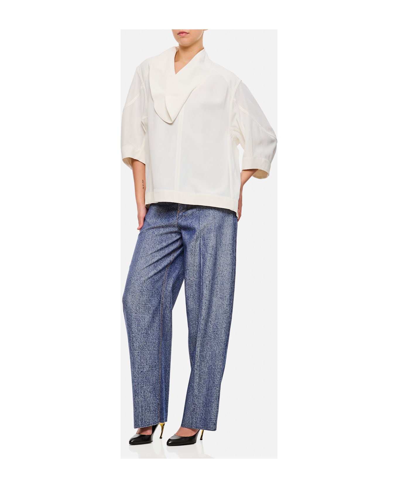 Bottega Veneta Blusa - White
