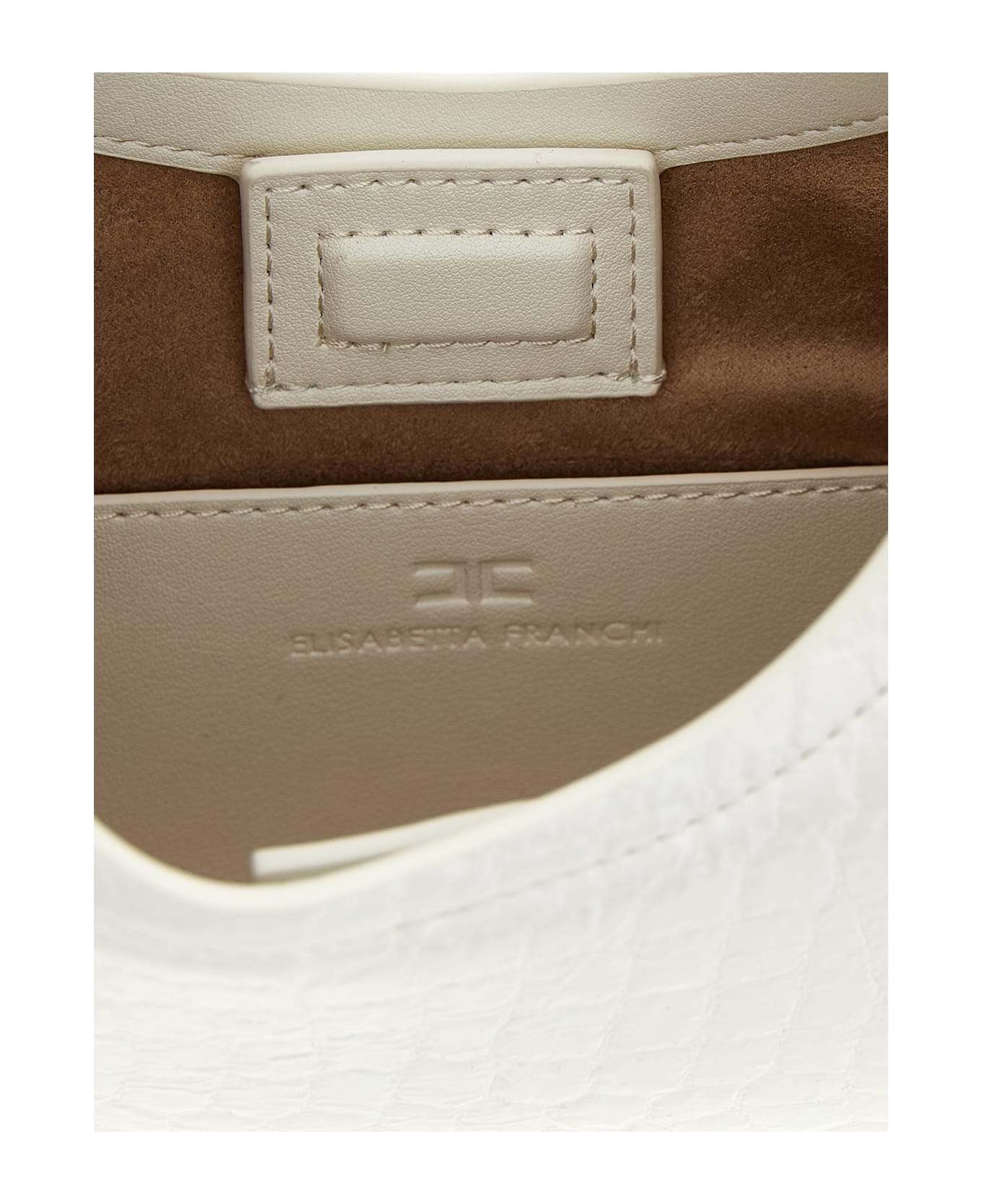 Elisabetta Franchi 'hobo' Small Shoulder Bag - White