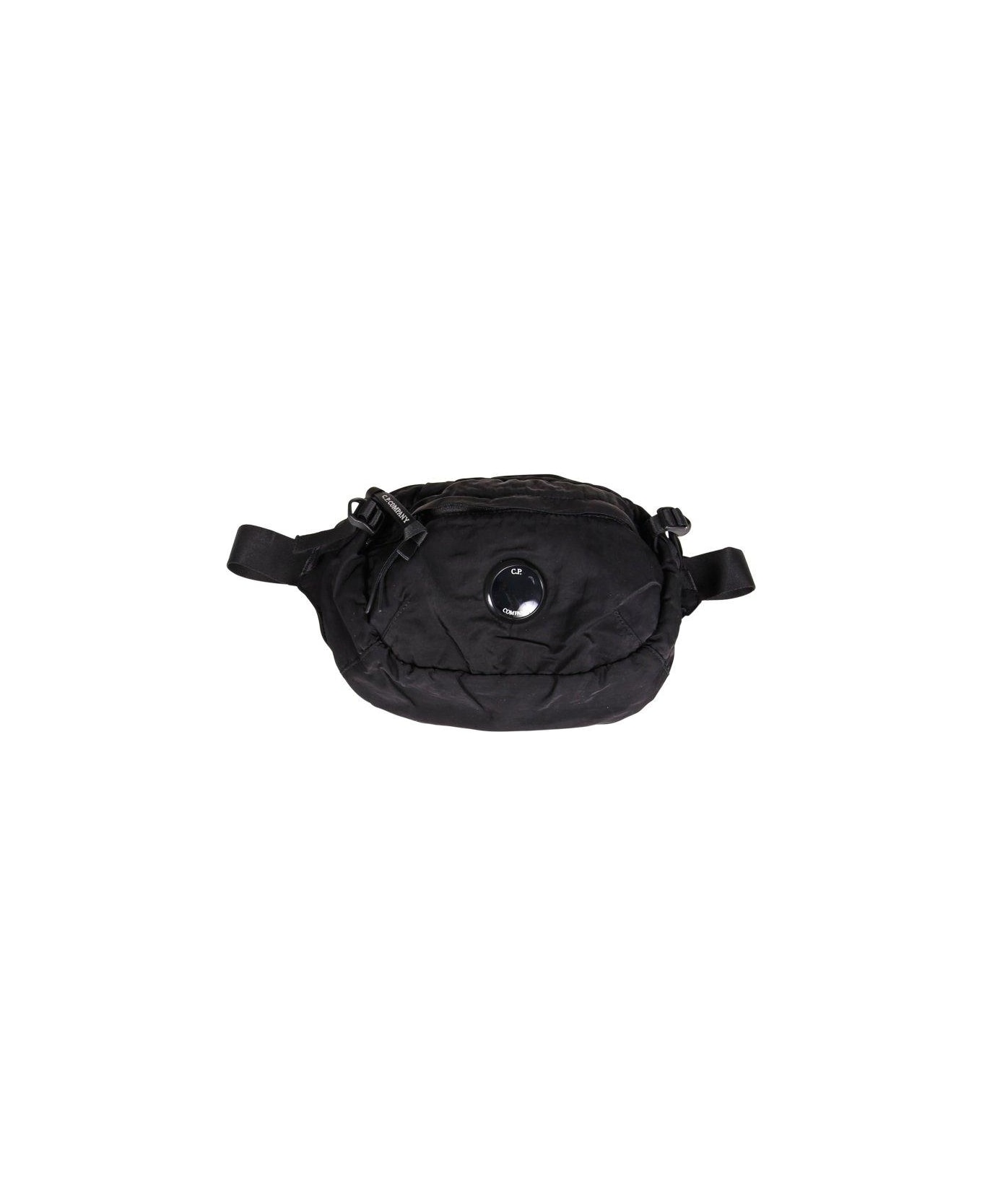 C.P. Company Lens-detailed Crossbody Bag - Black ベルトバッグ
