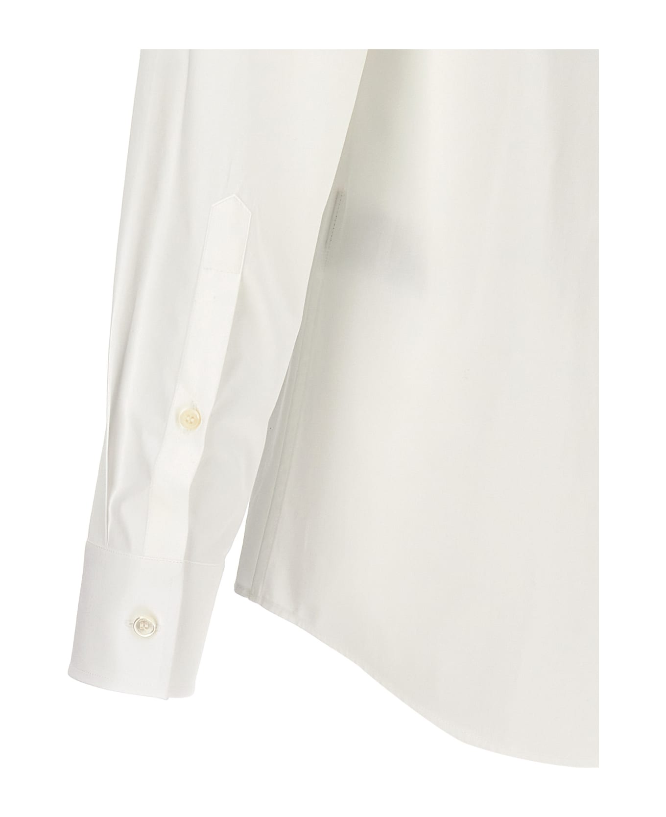 Valentino Garavani Valentino Shirt With Flower Patch - White シャツ