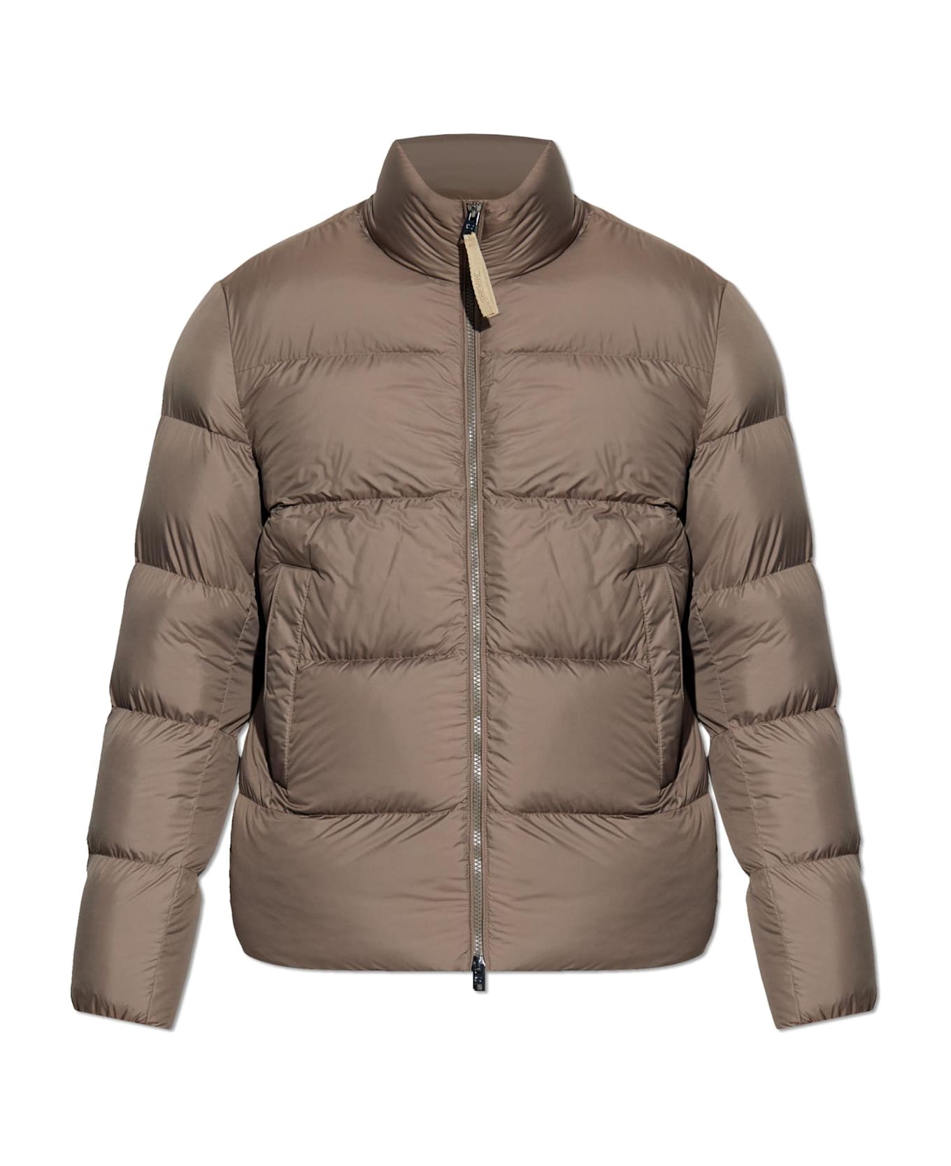 Woolrich Down Jacket With Stand-up Collar - Falcon