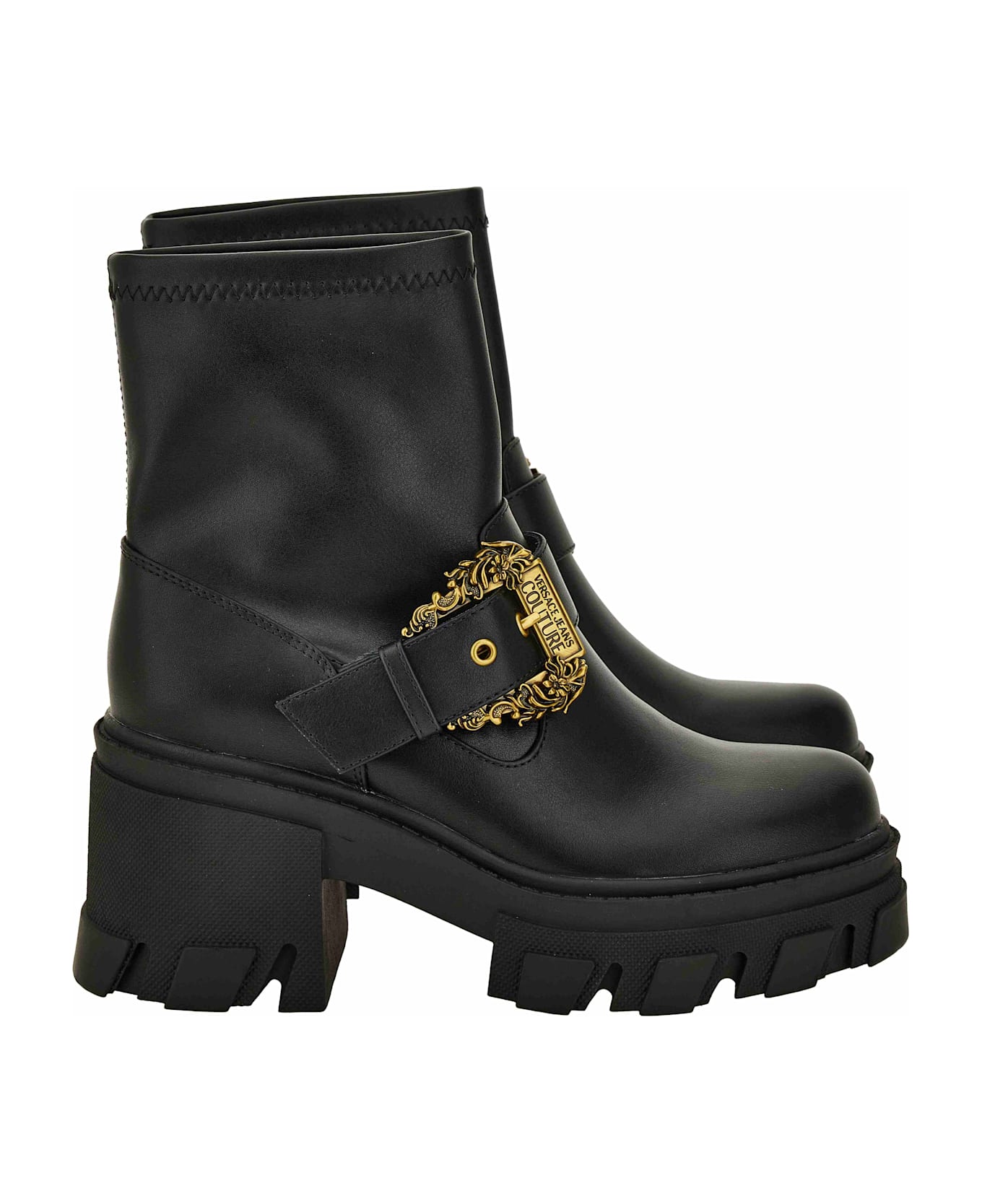 Versace Jeans Couture Ankle Boots - Black