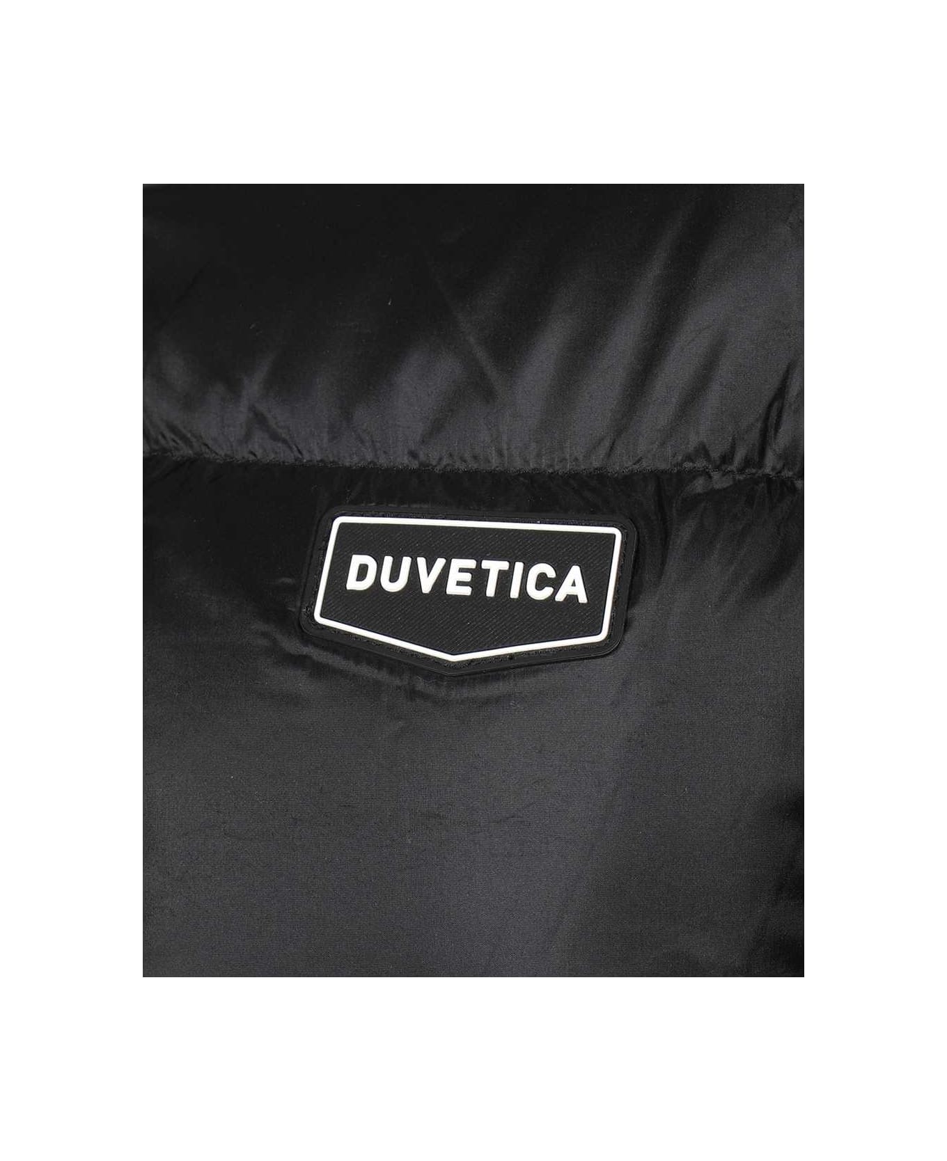 Duvetica Hooded Full-zip Down Jacket - black