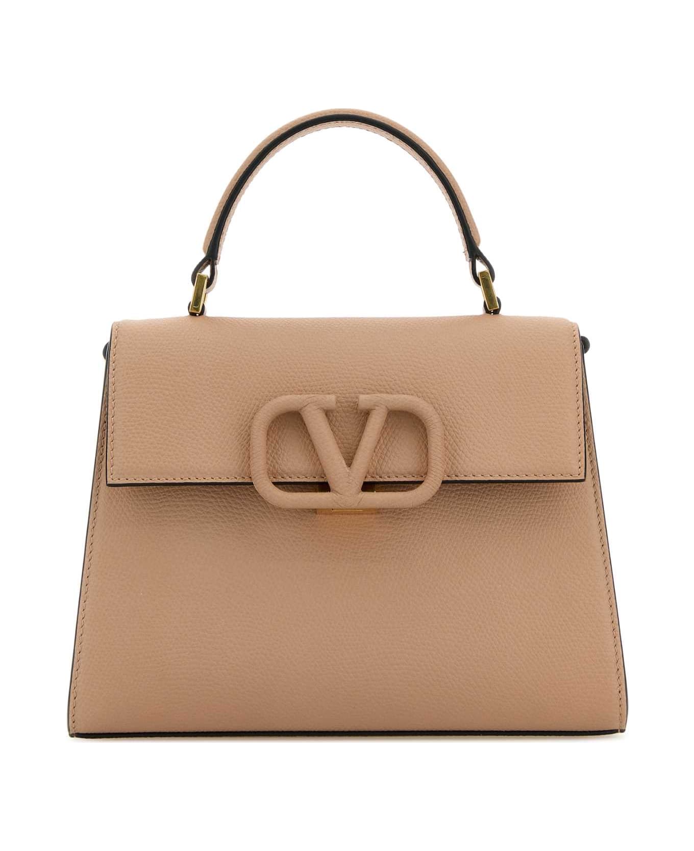 Valentino Garavani Powder Pink Leather Small Vsling Handbag - ROSECANNELLE