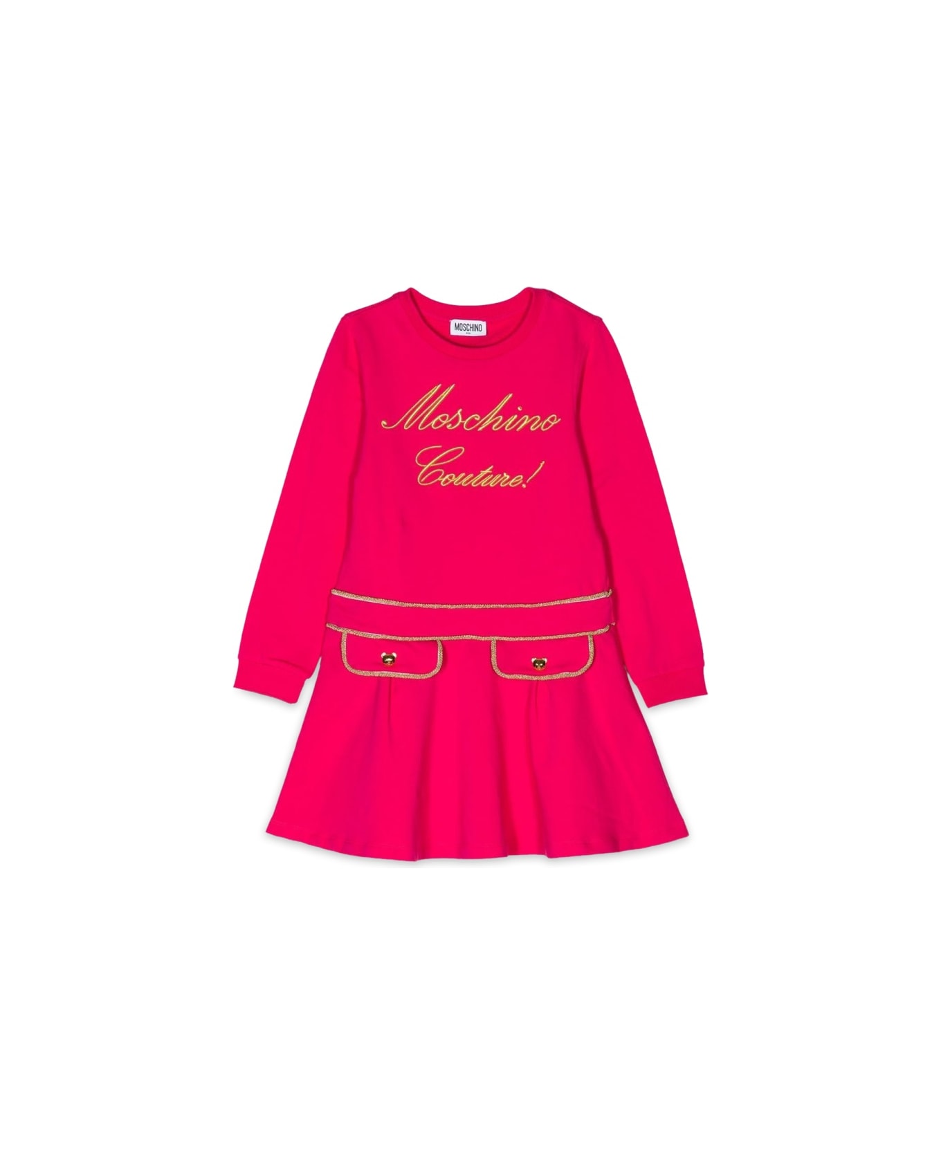 Moschino Logo Dress - FUCHSIA