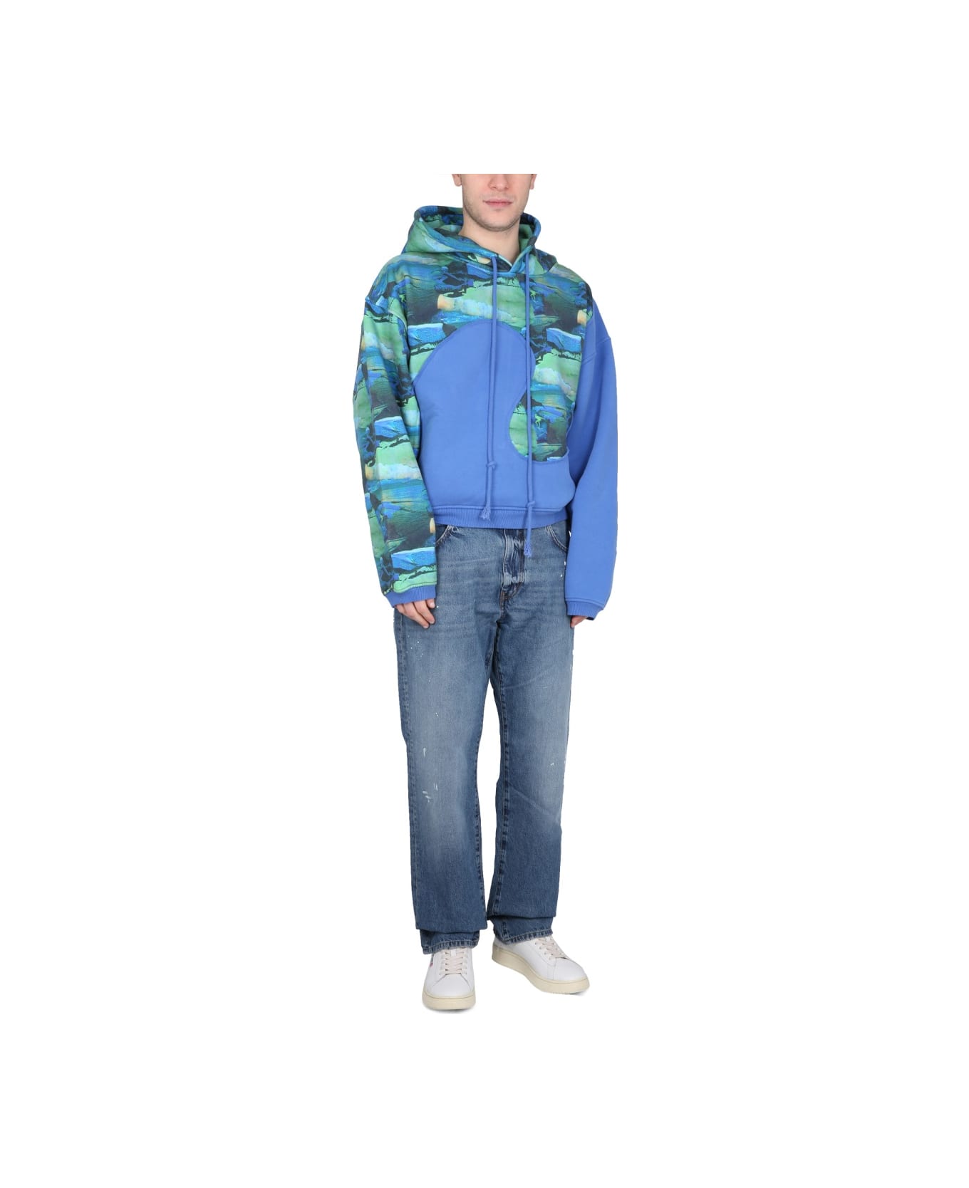 ERL Sweatshirt With Print - GREEN