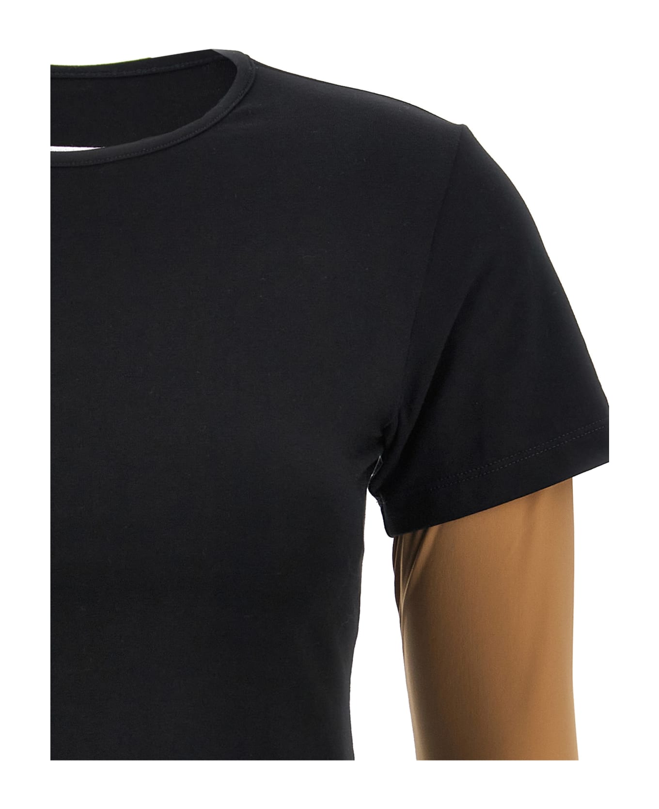 MM6 Maison Margiela Basic T-shirt - Black  