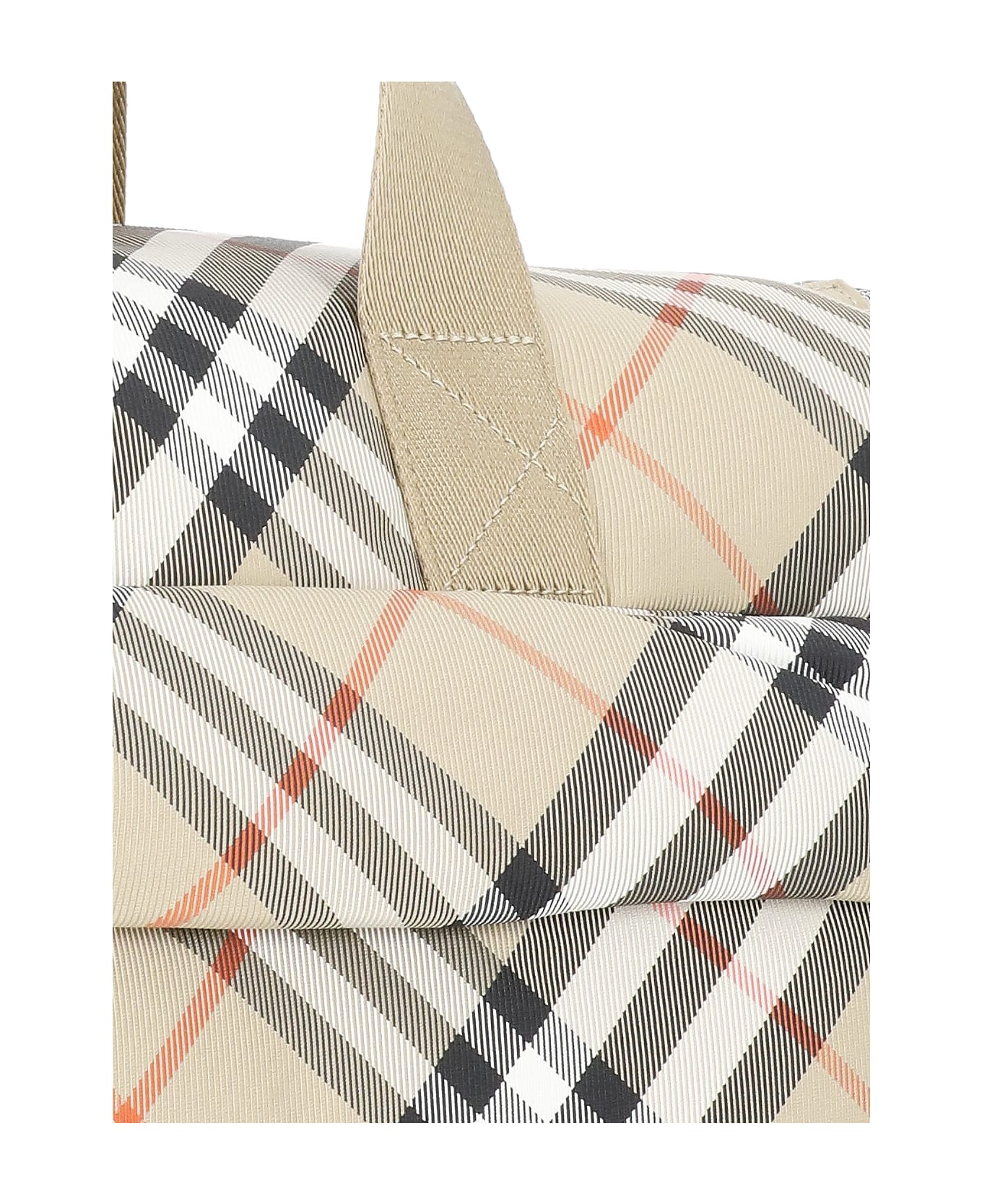 Burberry Check Duffel Bag - Beige