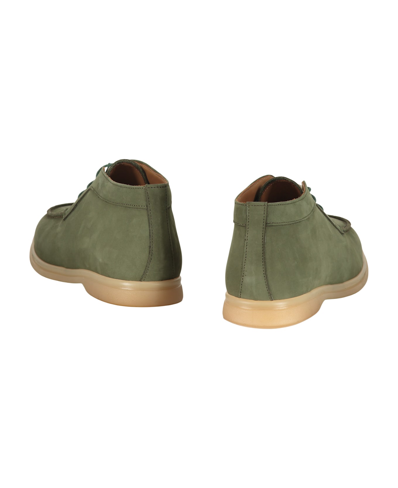Bruno Magli Leather Lace-up Shoes - green