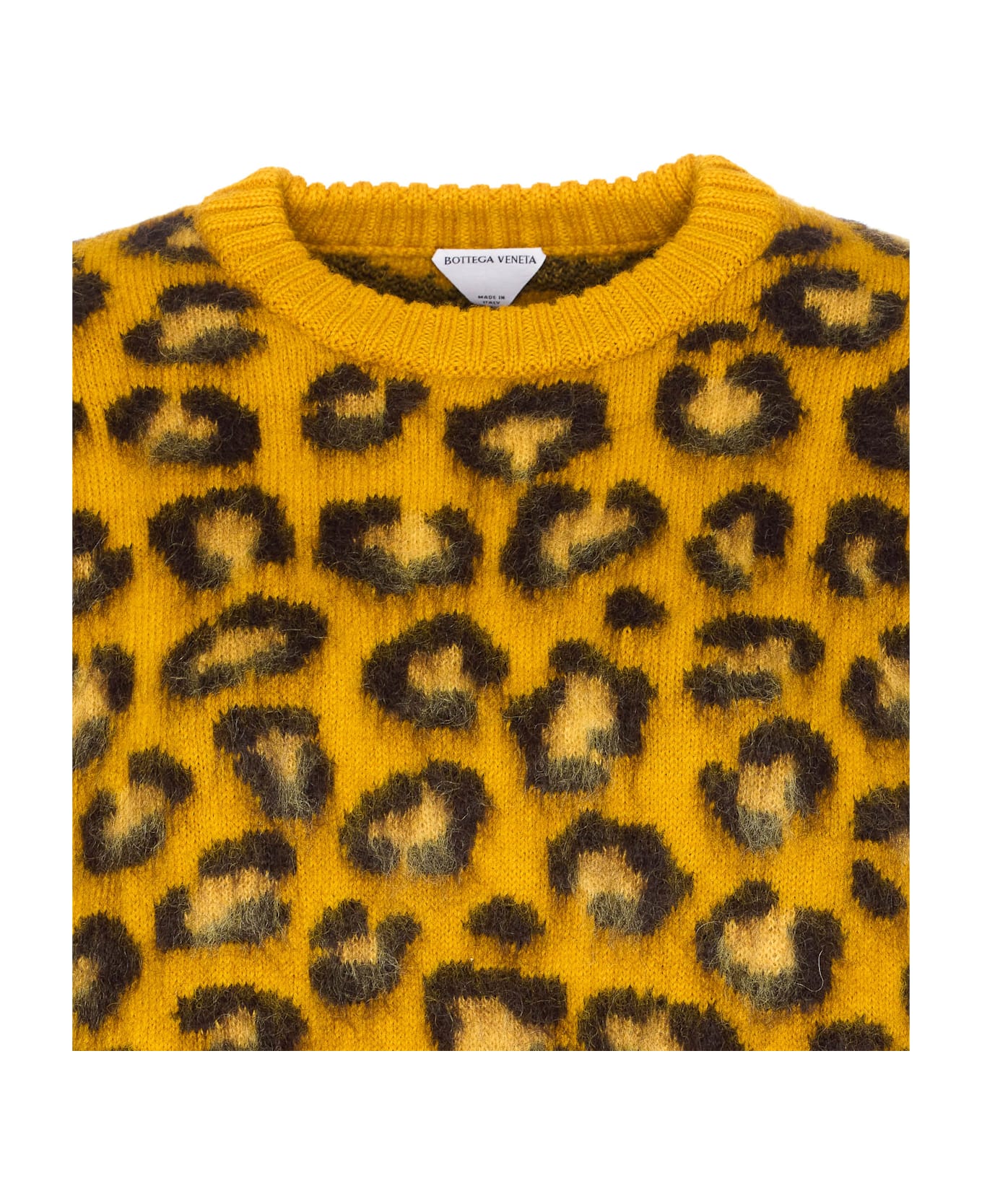 Bottega Veneta Animalier Sweater - Yellow