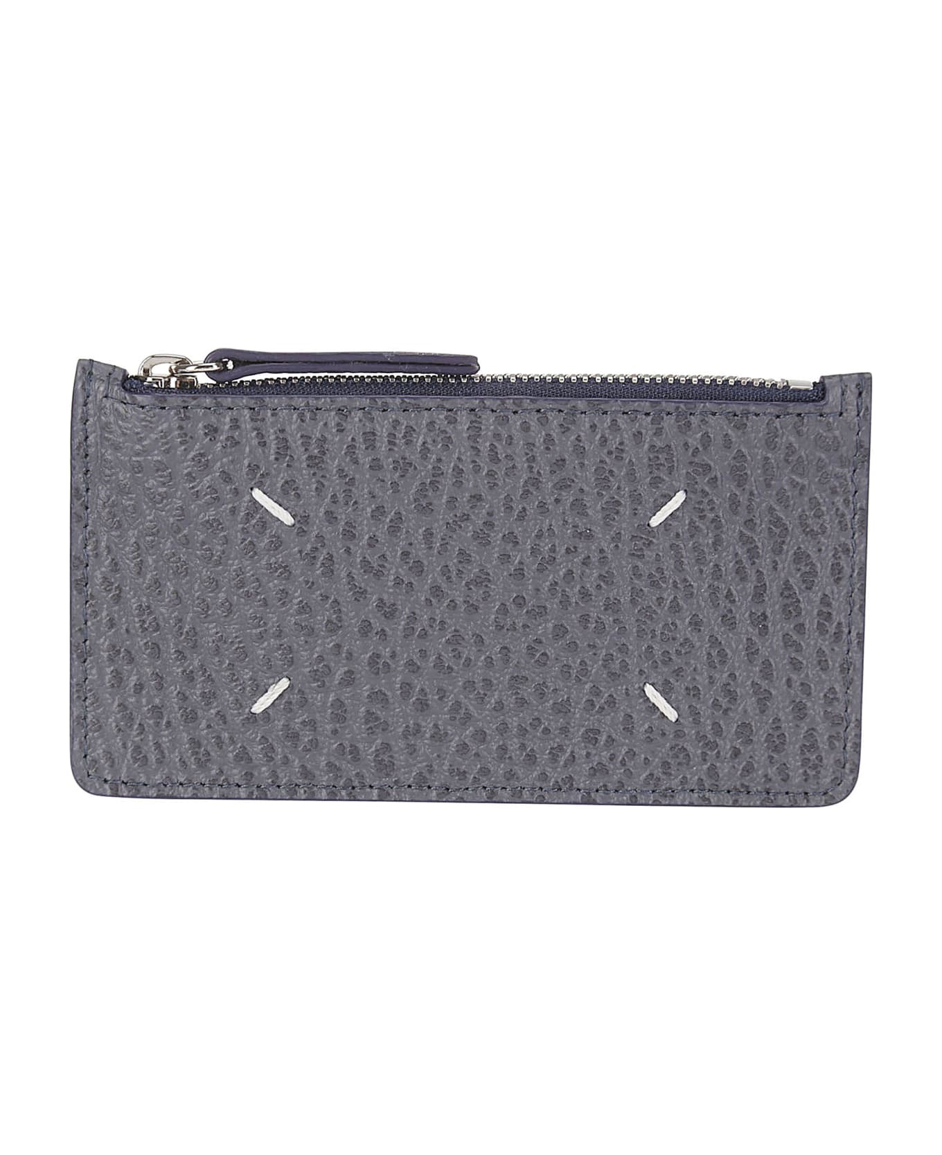 Maison Margiela Four-stitch Zipped Cardholder - PEWTER 財布