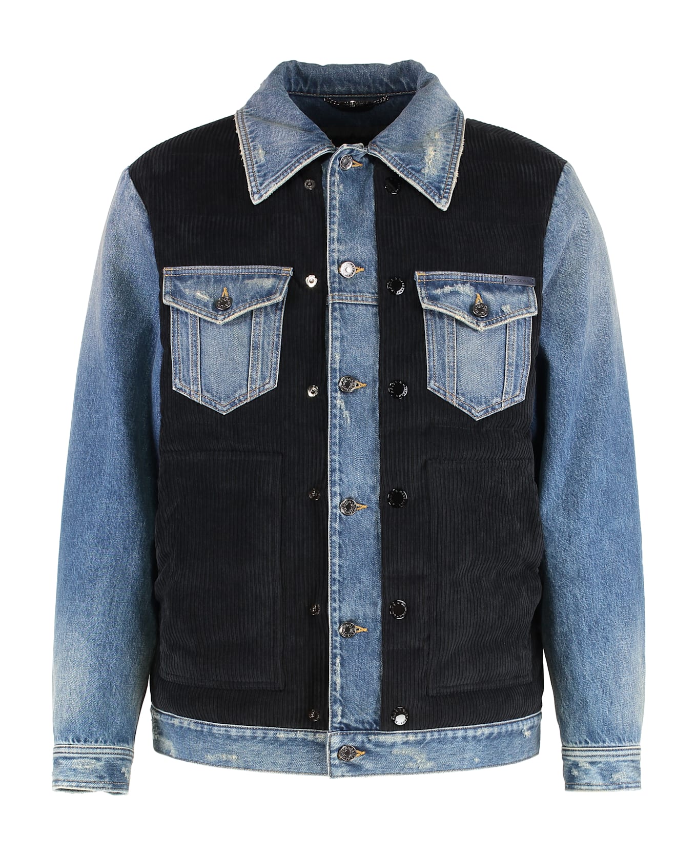 Dolce 
Gabbana Denim Padded Jacket - blue