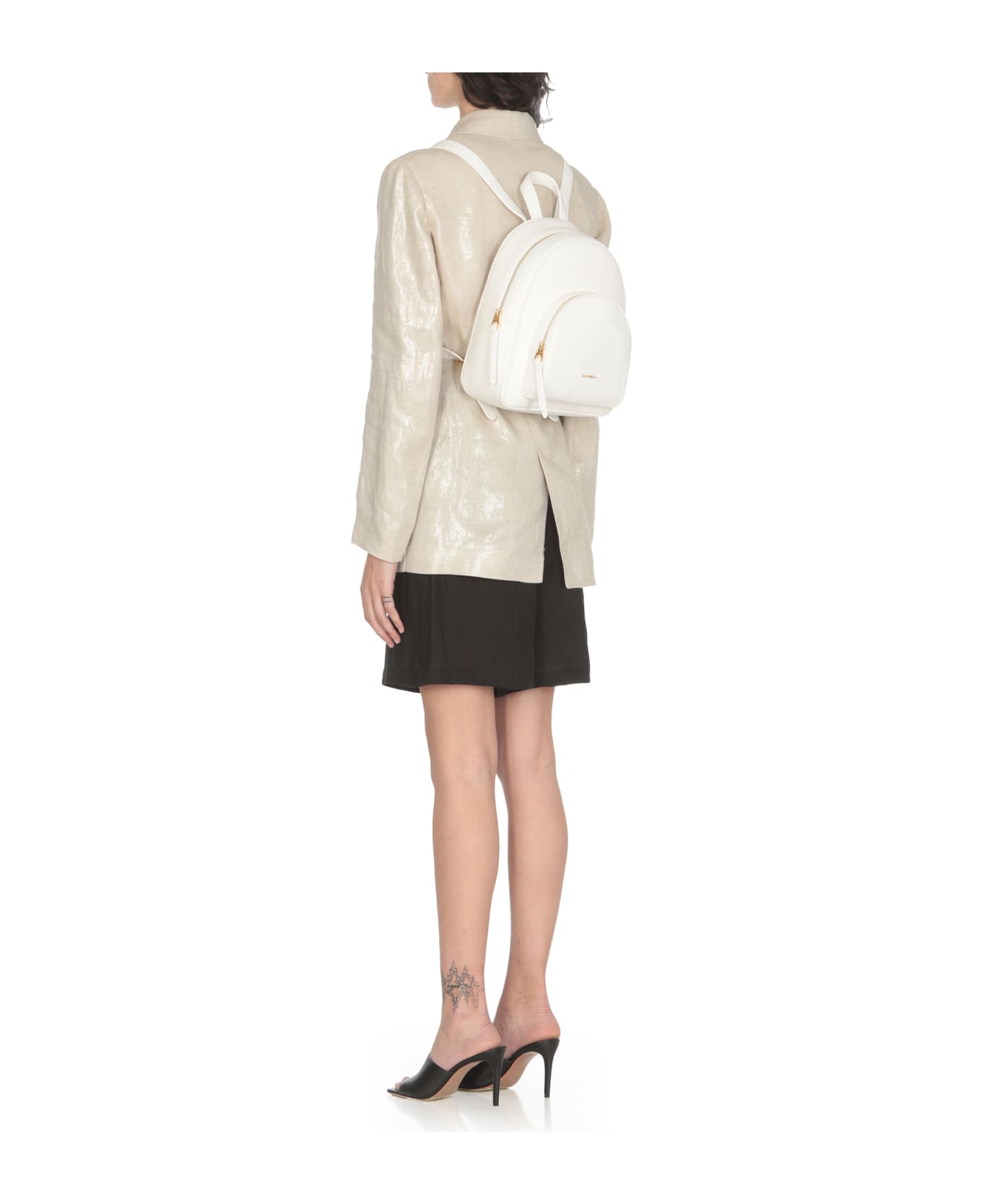 Coccinelle Gleen Backpack - White