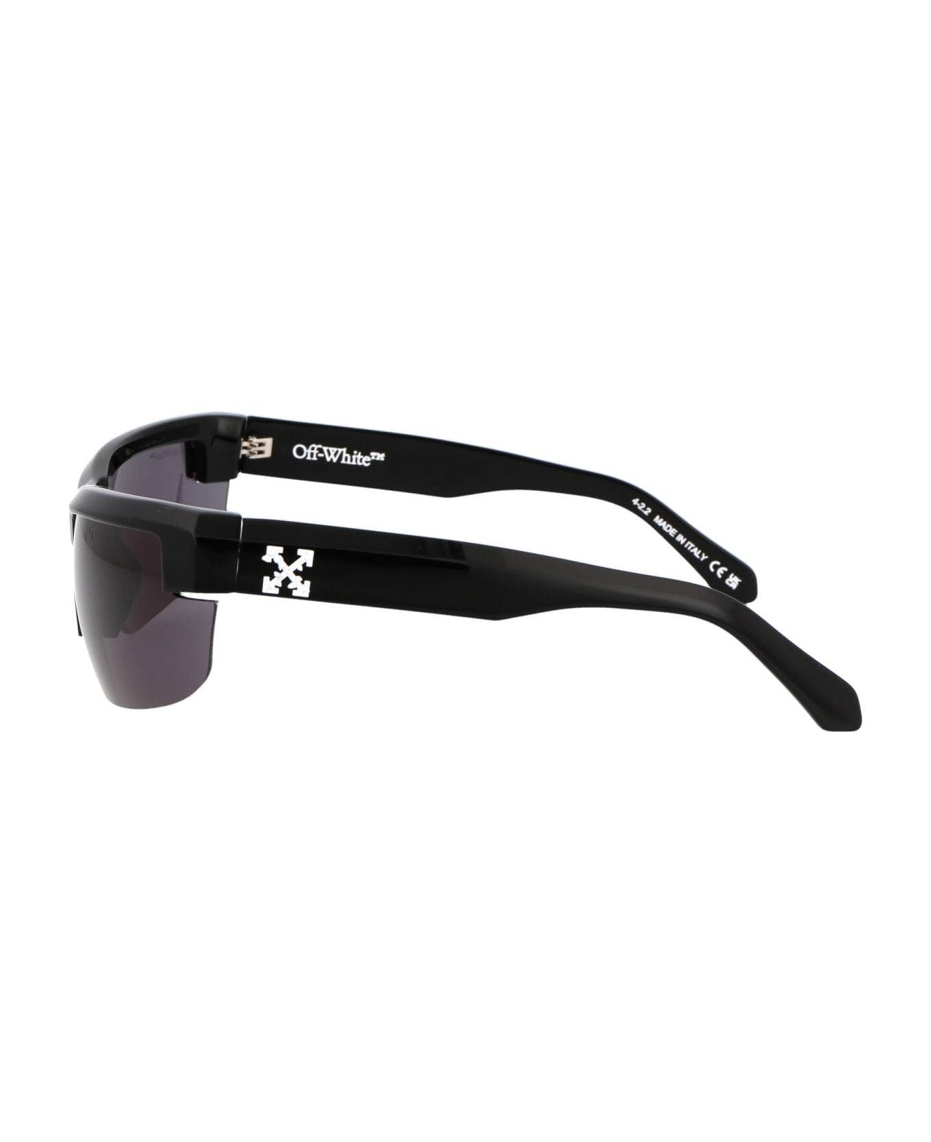 Off-White Toledo Sunglasses - 1007 BLACK DARK GREY