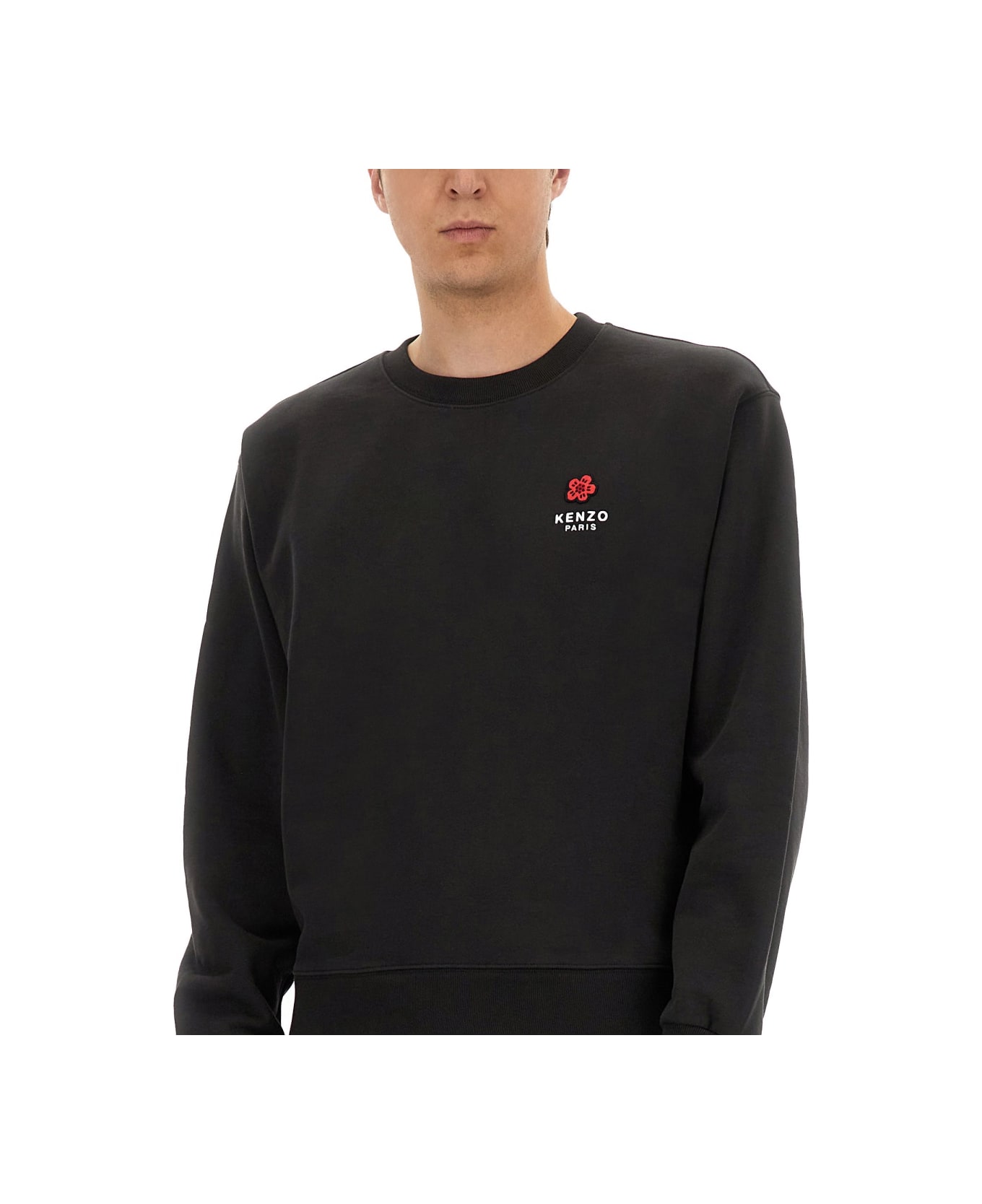Kenzo Classic Sweatshirt. - BLACK