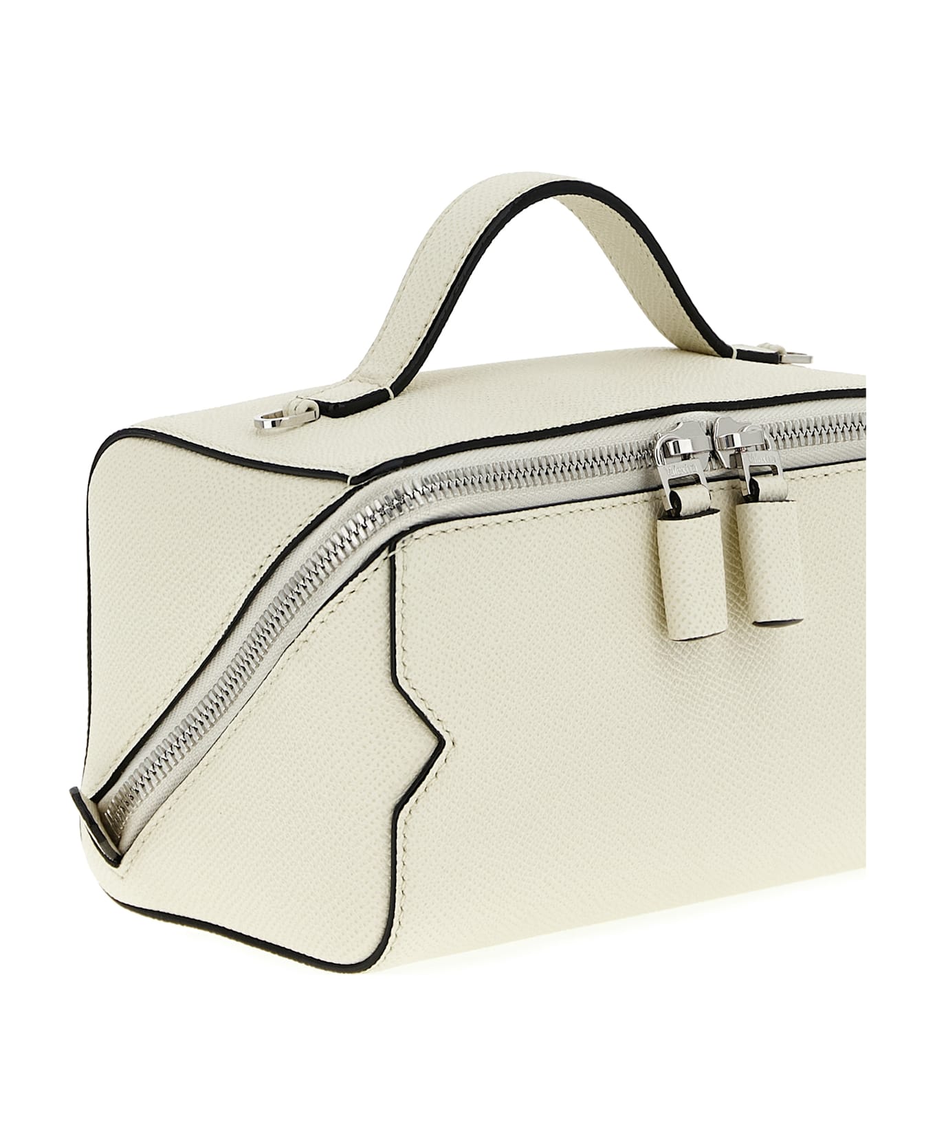 Valextra 'v-line' Crossbody Bag - White