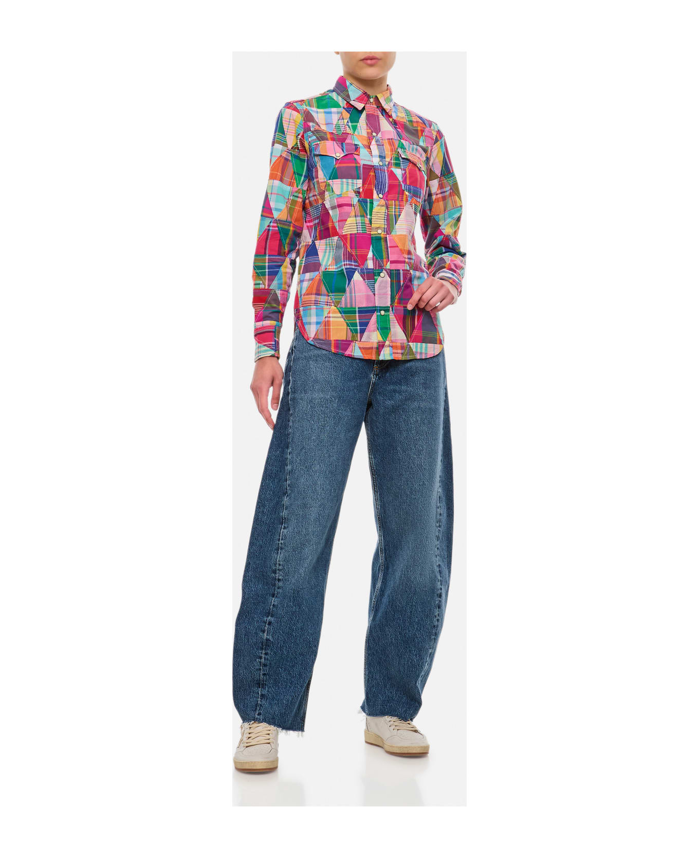 Polo Ralph Lauren Triangle Patchwork Shirt - MultiColour