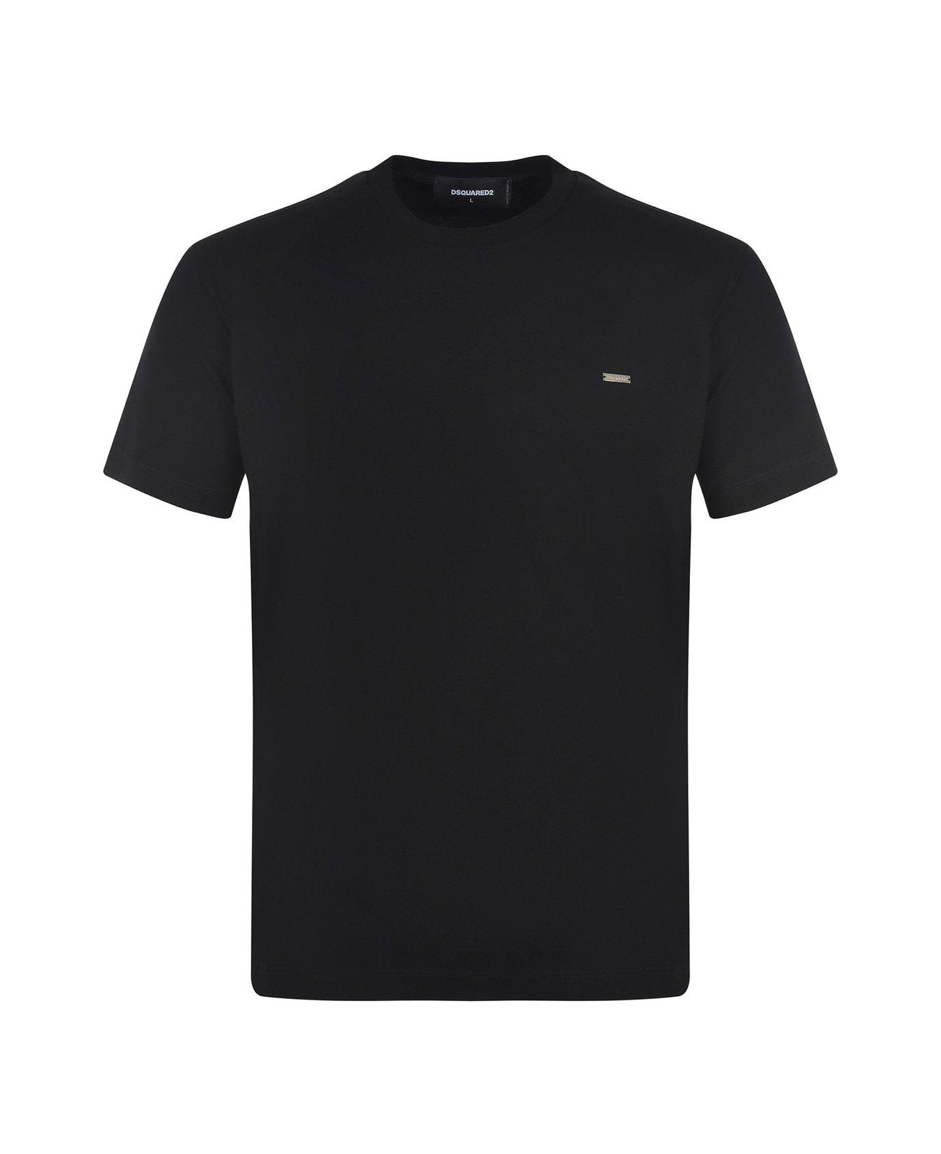 Dsquared2 Logo-plaque Crewneck T-shirt - Nero