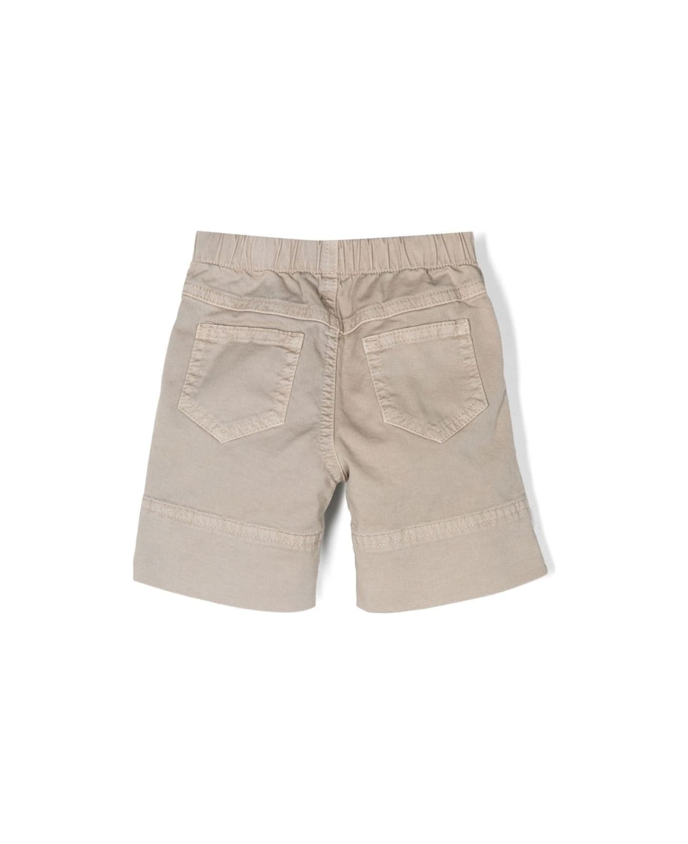 Il Gufo Sand Cotton Shorts - Sabbia