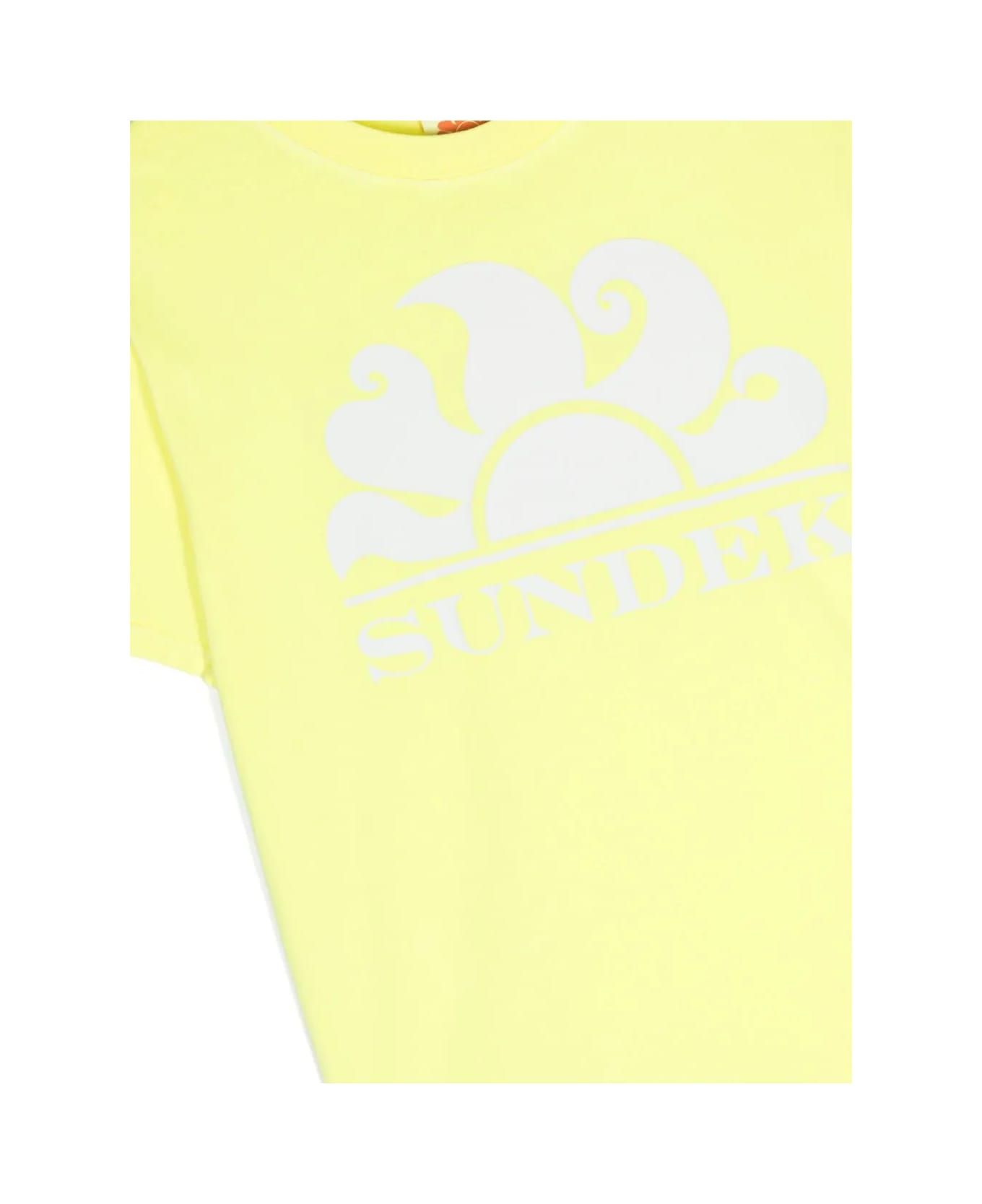 Sundek T-shirt Con Stampa - Yellow