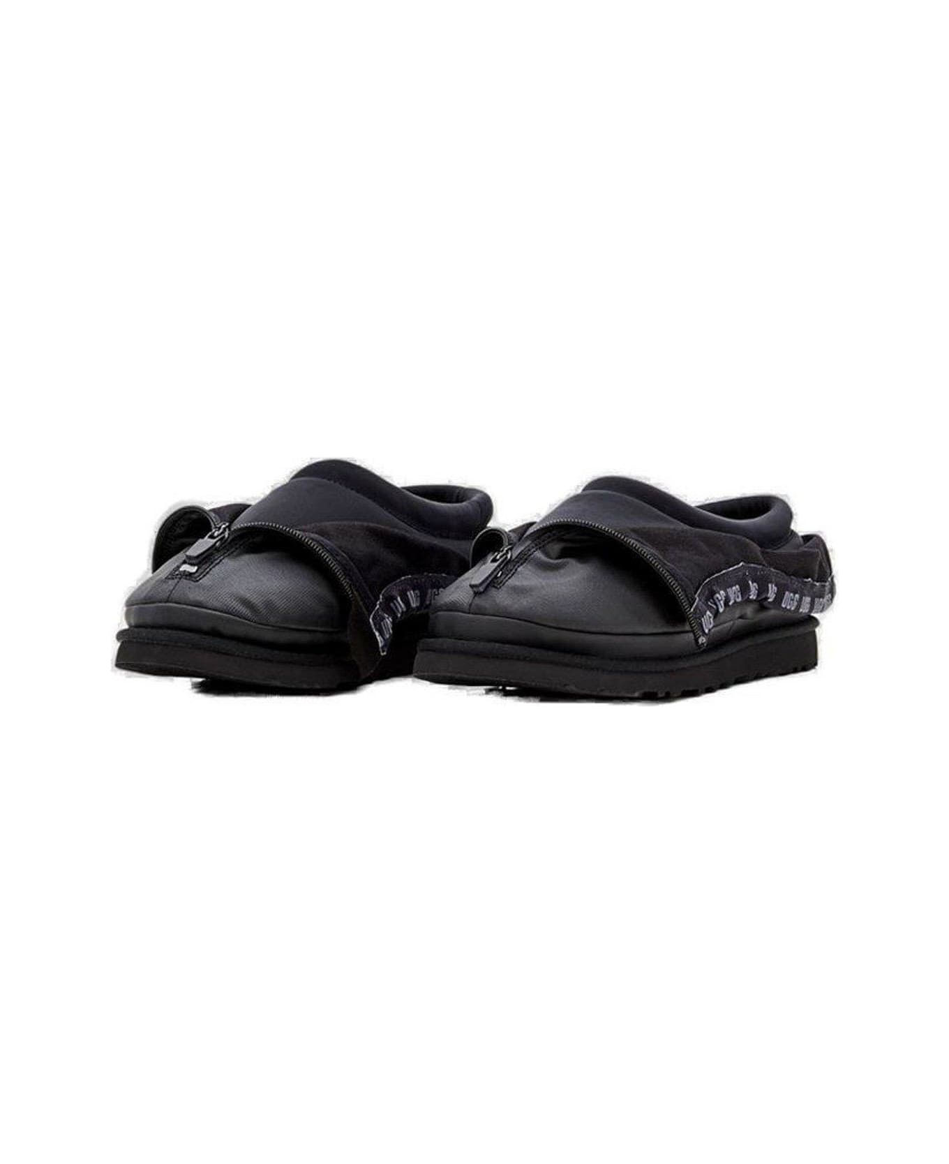 UGG Tasman Shroud Zip Slippers - Black