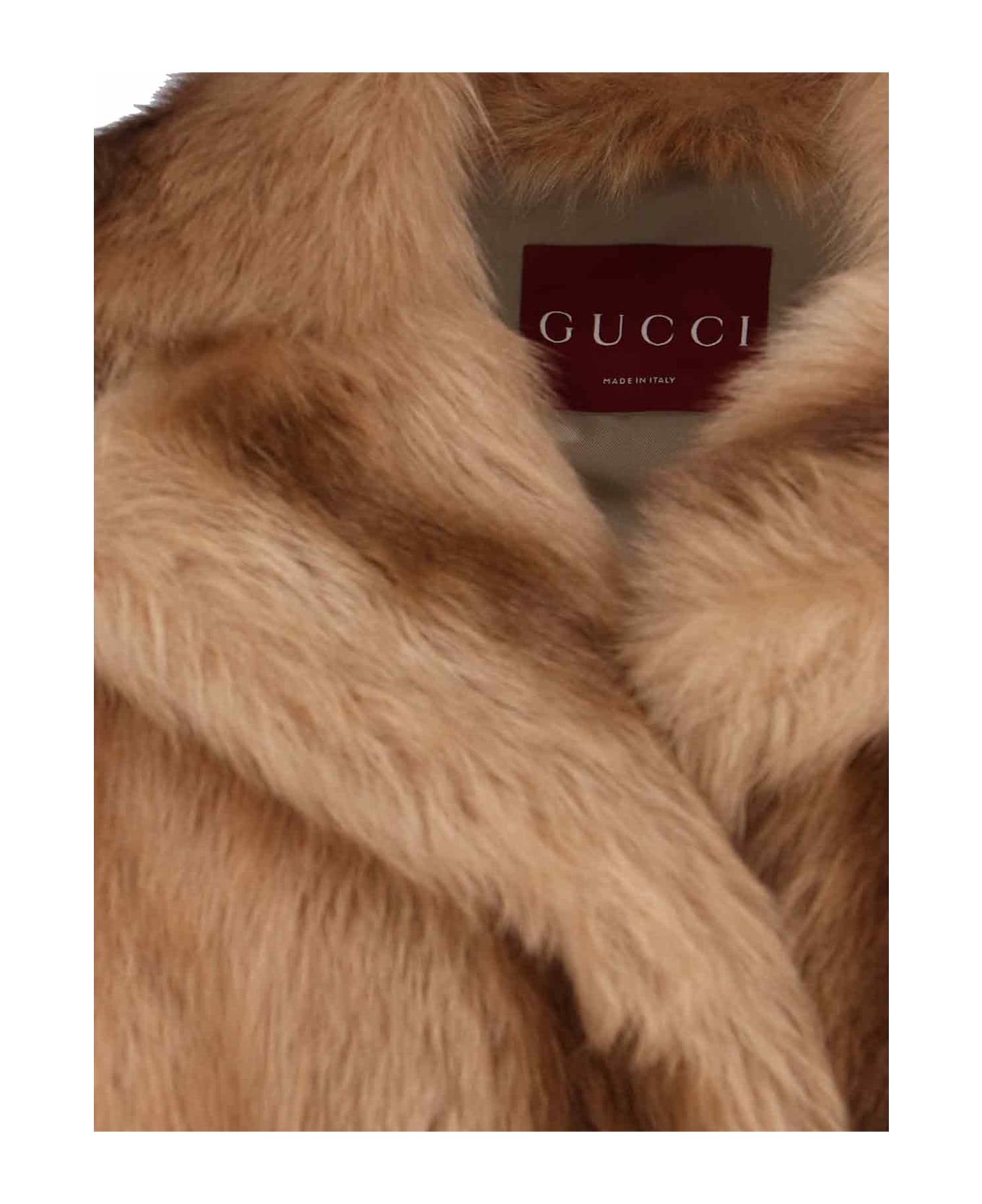 Gucci Shearling Coat - Brown