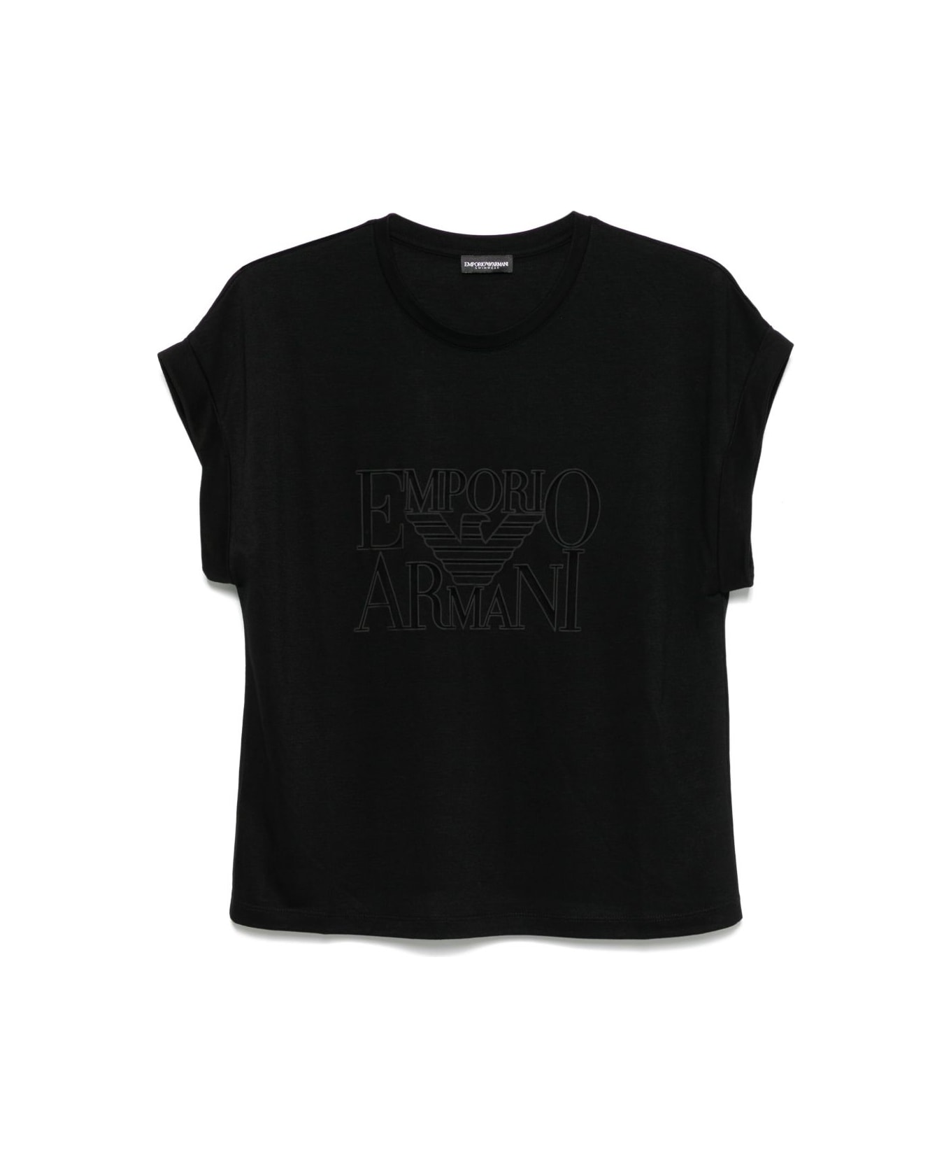 Emporio Armani Logo T-shirt - Black