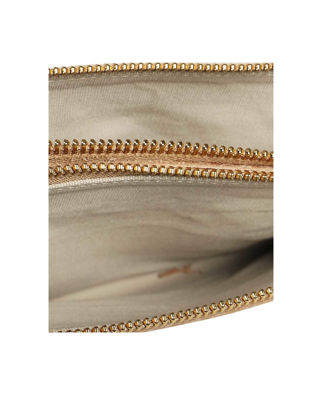 Il Bisonte Leather Clutch - Sand