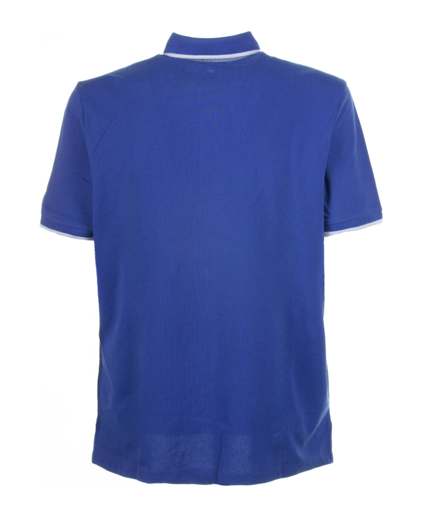 Blauer Blue Short-sleeved Polo Shirt With Inserts - MOLTO BLU ポロシャツ