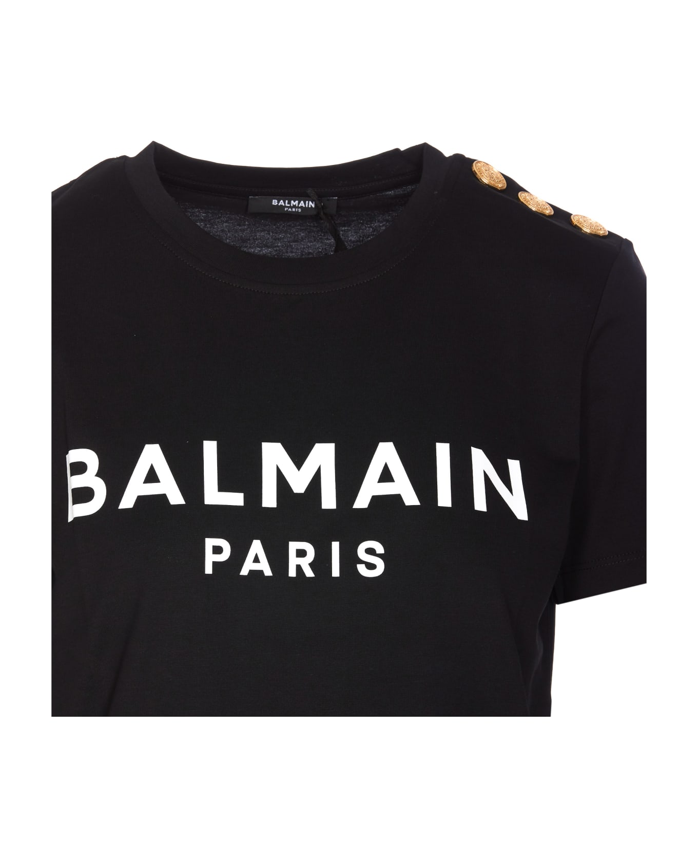 Balmain Logo T-shirt - Black Tシャツ