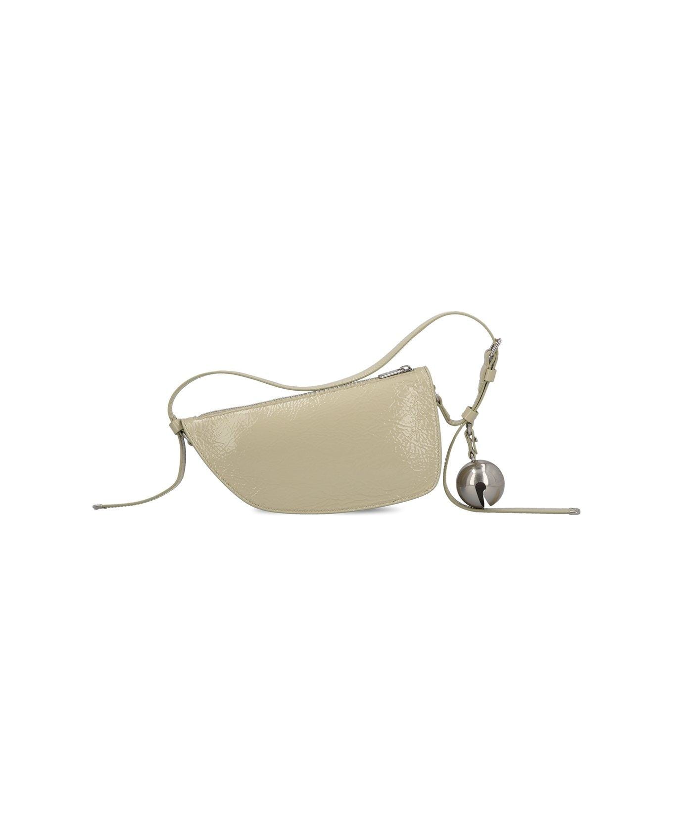 Burberry Mini Shield Bell-charm Shoulder Bag - NEUTRALS