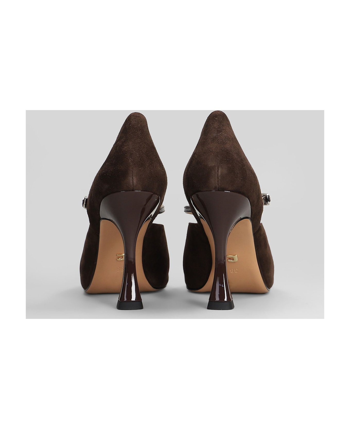 Lola Cruz Pumps In Brown Suede - brown
