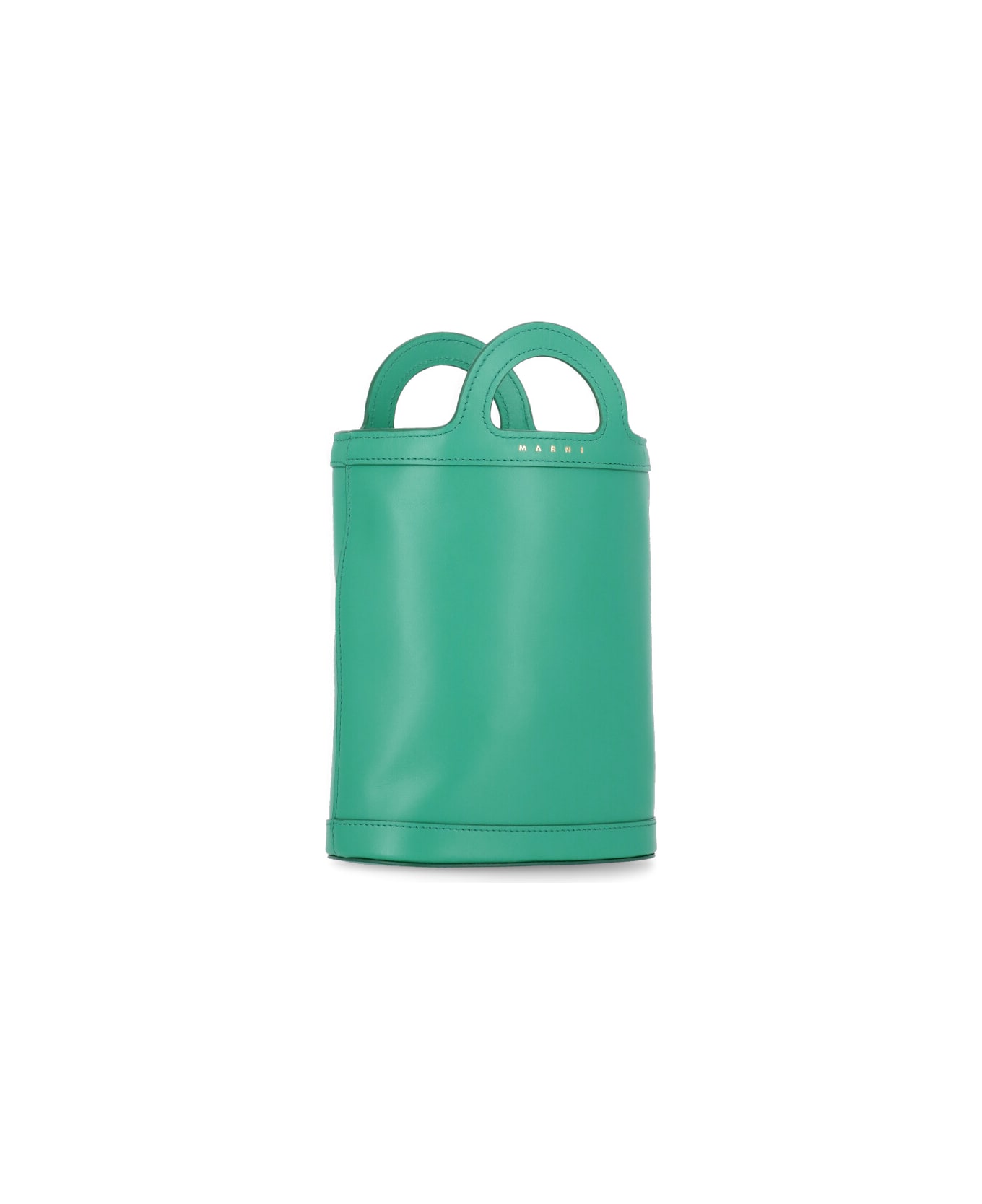 Marni Leather Hand Bag - Green トートバッグ