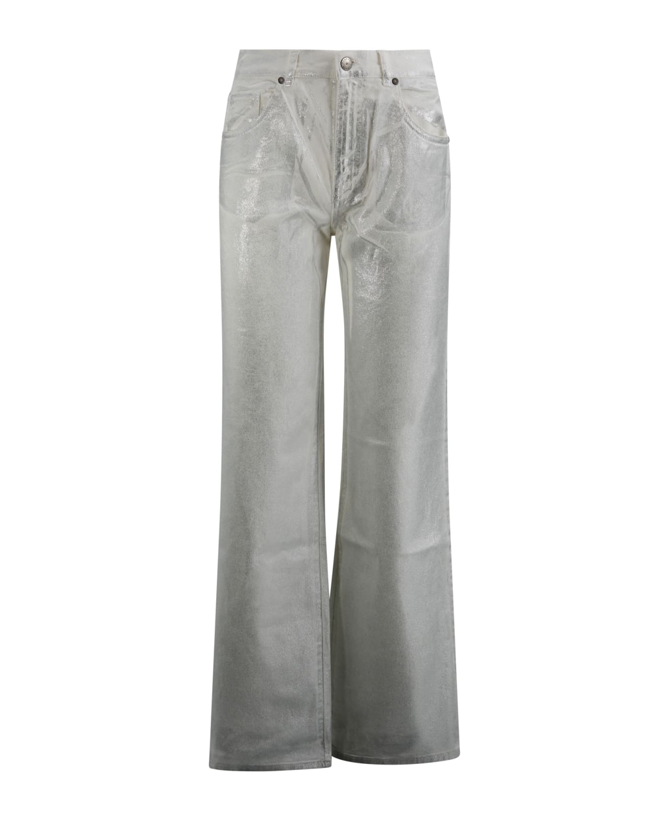 Parosh Silver Jeans - Silver ボトムス