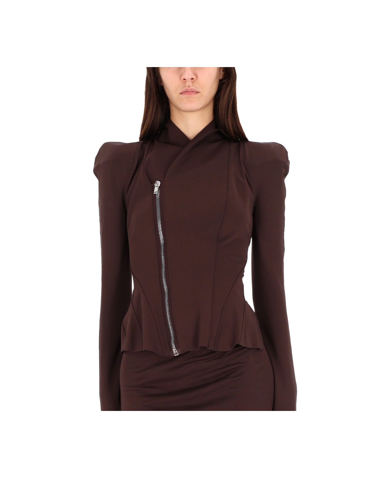 Rick Owens Lilies "princess" Jacket - BROWN