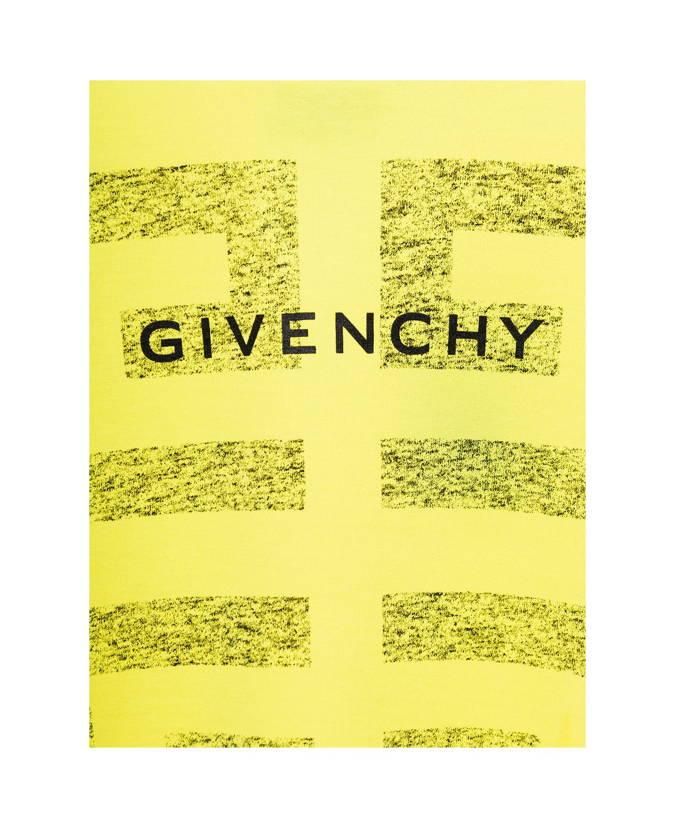 Givenchy Logo Printed Yellow Cotton T-shirt Boy Givenchy Kids - Yellow